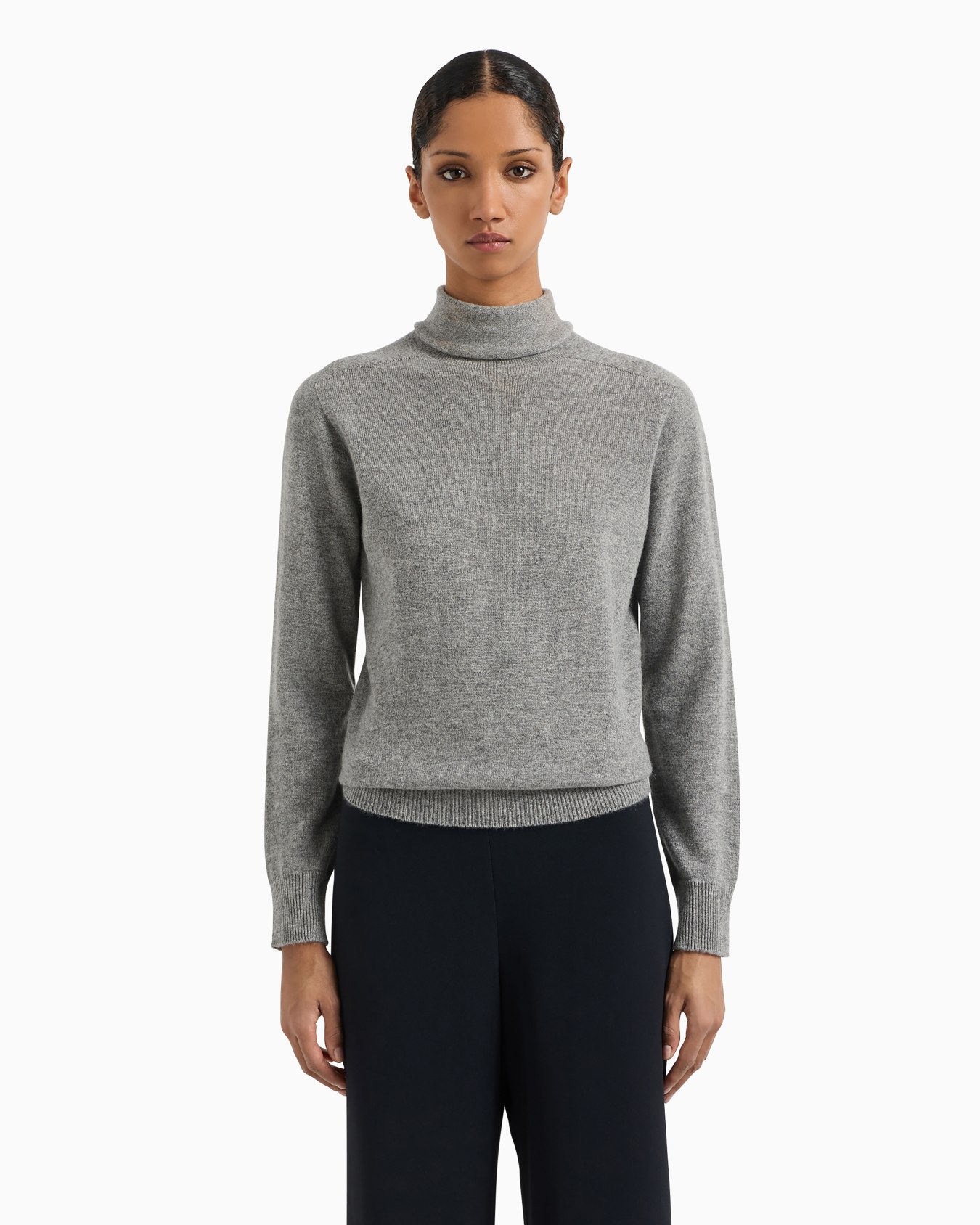 Pure cashmere rollneck Slide 1