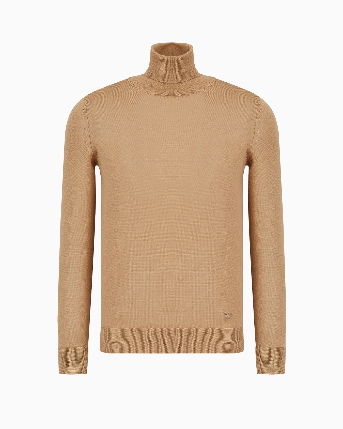 Jersey de cuello alto de pura lana virgen Diapositiva 0