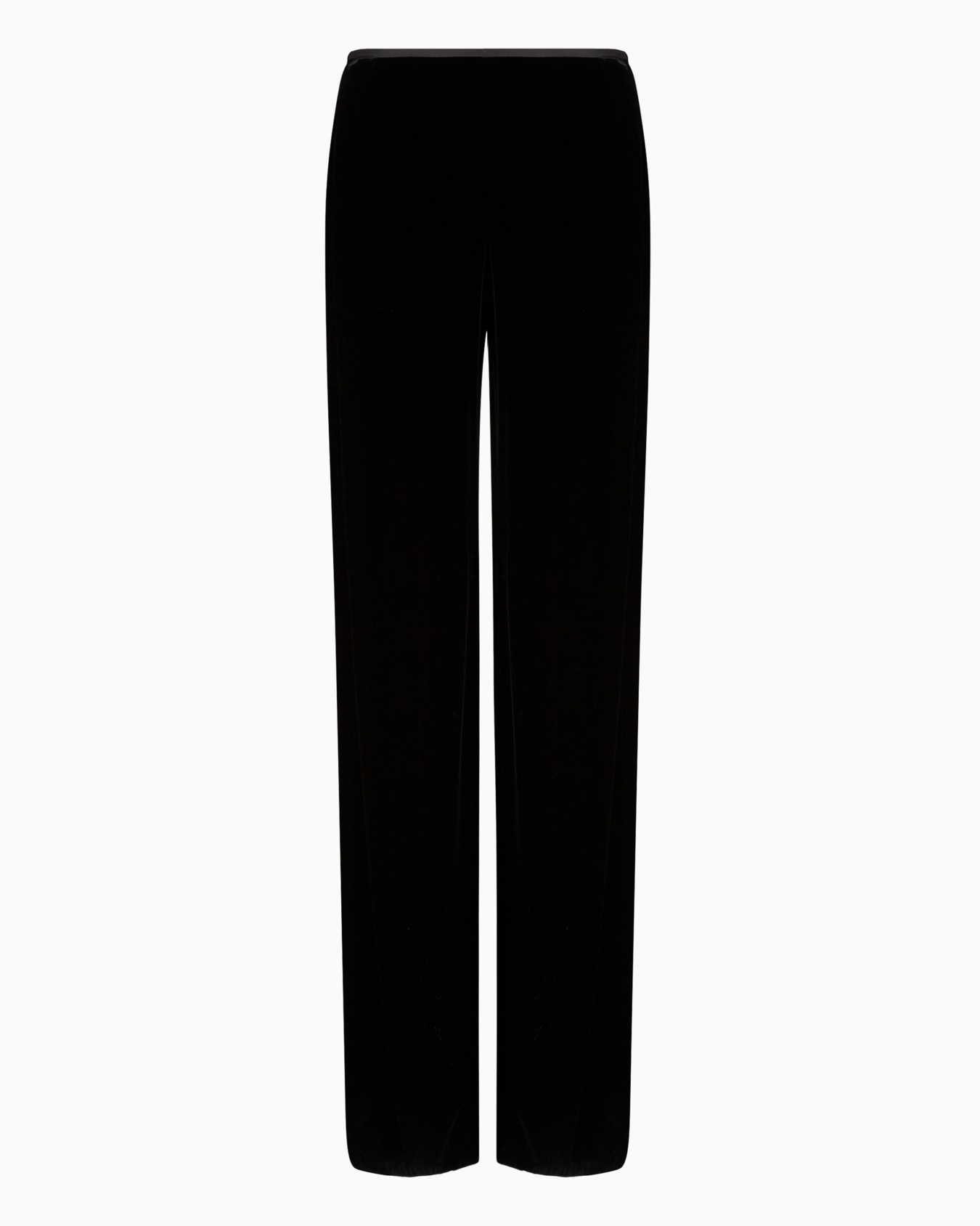 パラッツォパンツ ベルベット スライドする 0