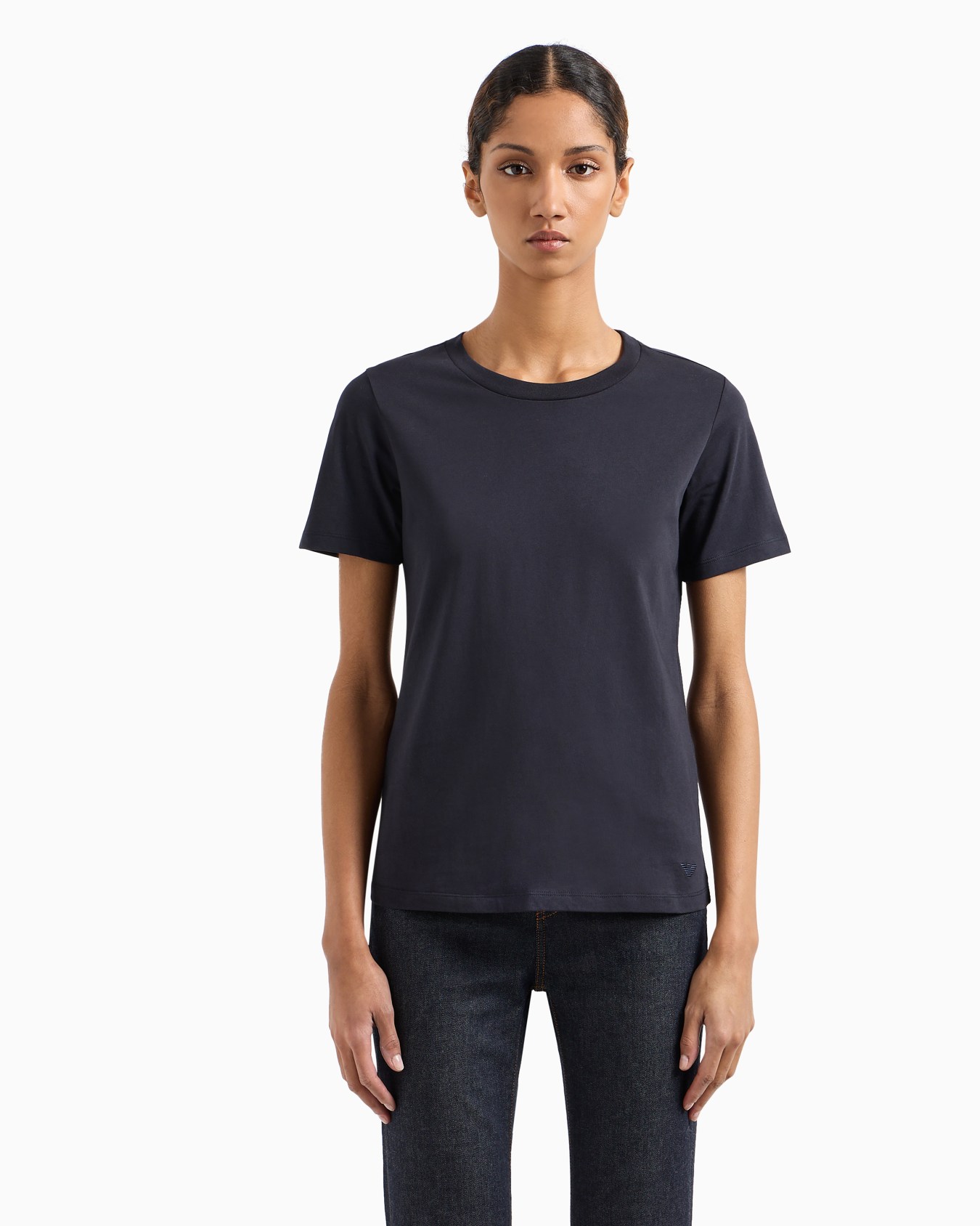 Camiseta en punto de algodón pima Diapositiva 3
