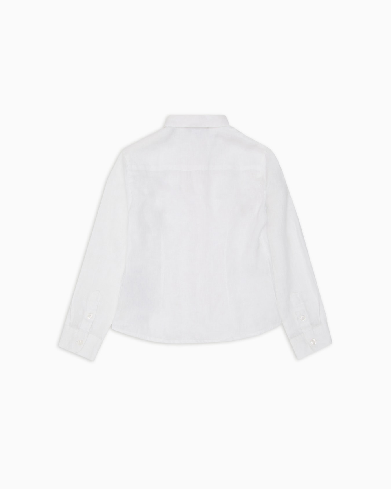 Linen shirt with eagle embroidery Slide 2