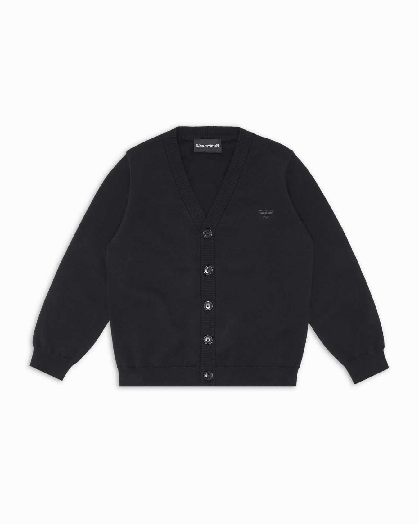 Wool-blend V-neck cardigan Slide 0