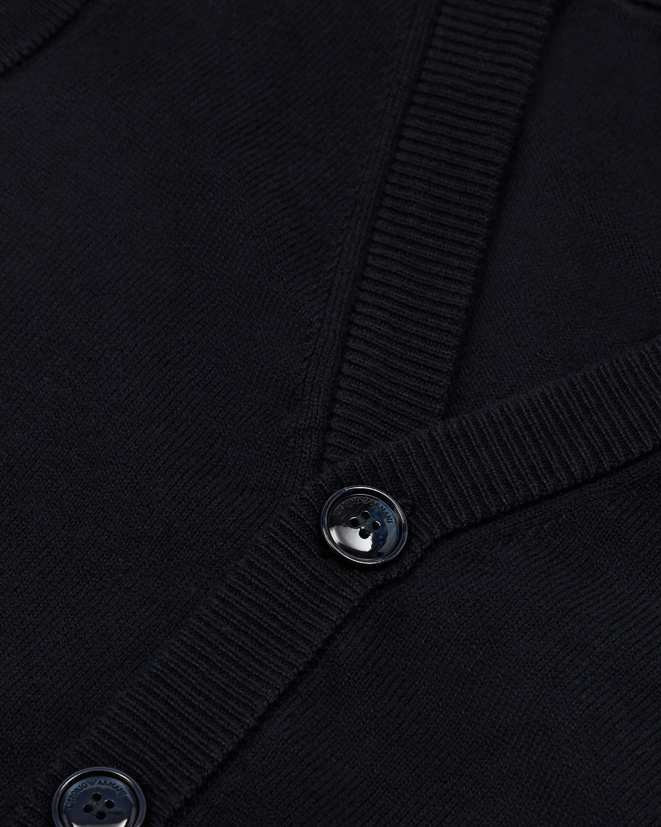 Gilet col en V en maille à boutons Diapositive 3