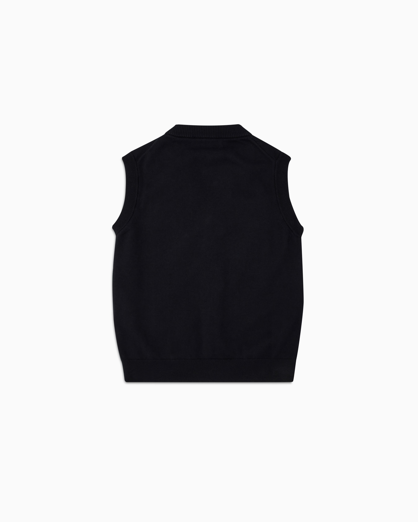 Gilet col en V en maille à boutons Diapositive 2