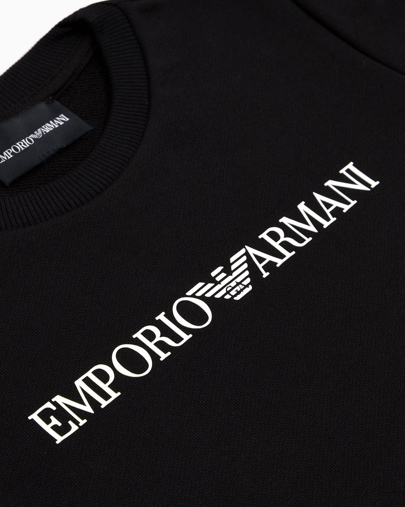 Modal-blend jersey sweatshirt with logo Slide 3