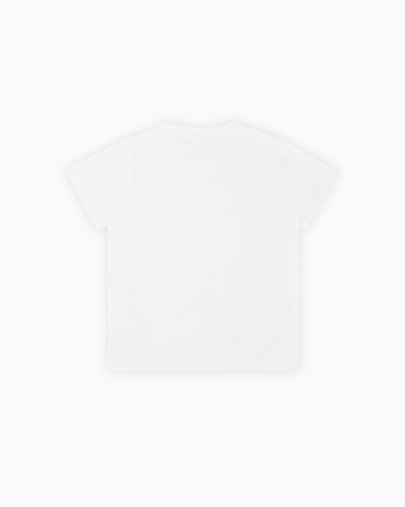 T-shirt in jersey Pima con logo Slide 2