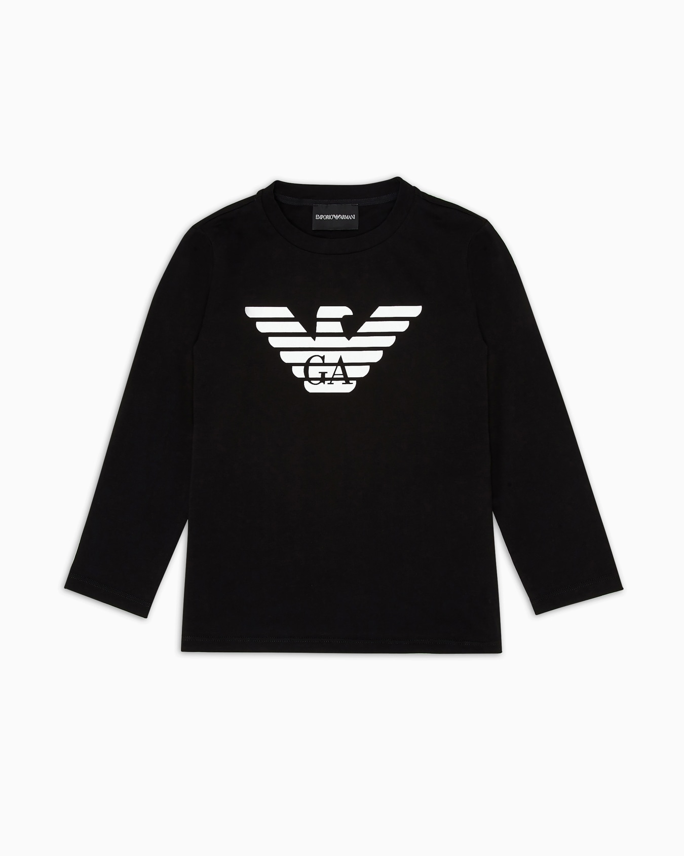 Pima-jersey jumper with logo Slide 0