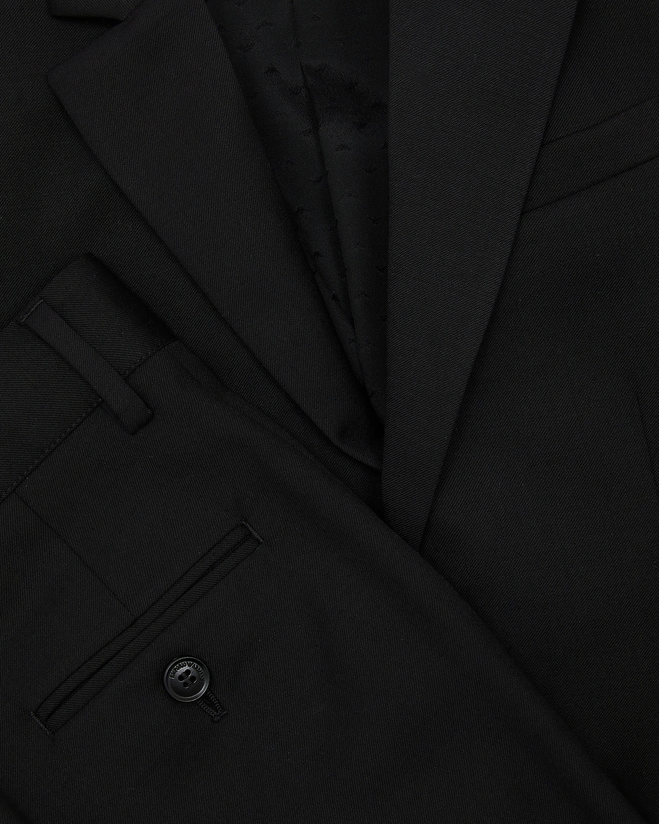 Single-breasted suit in light virgin wool Slide 3