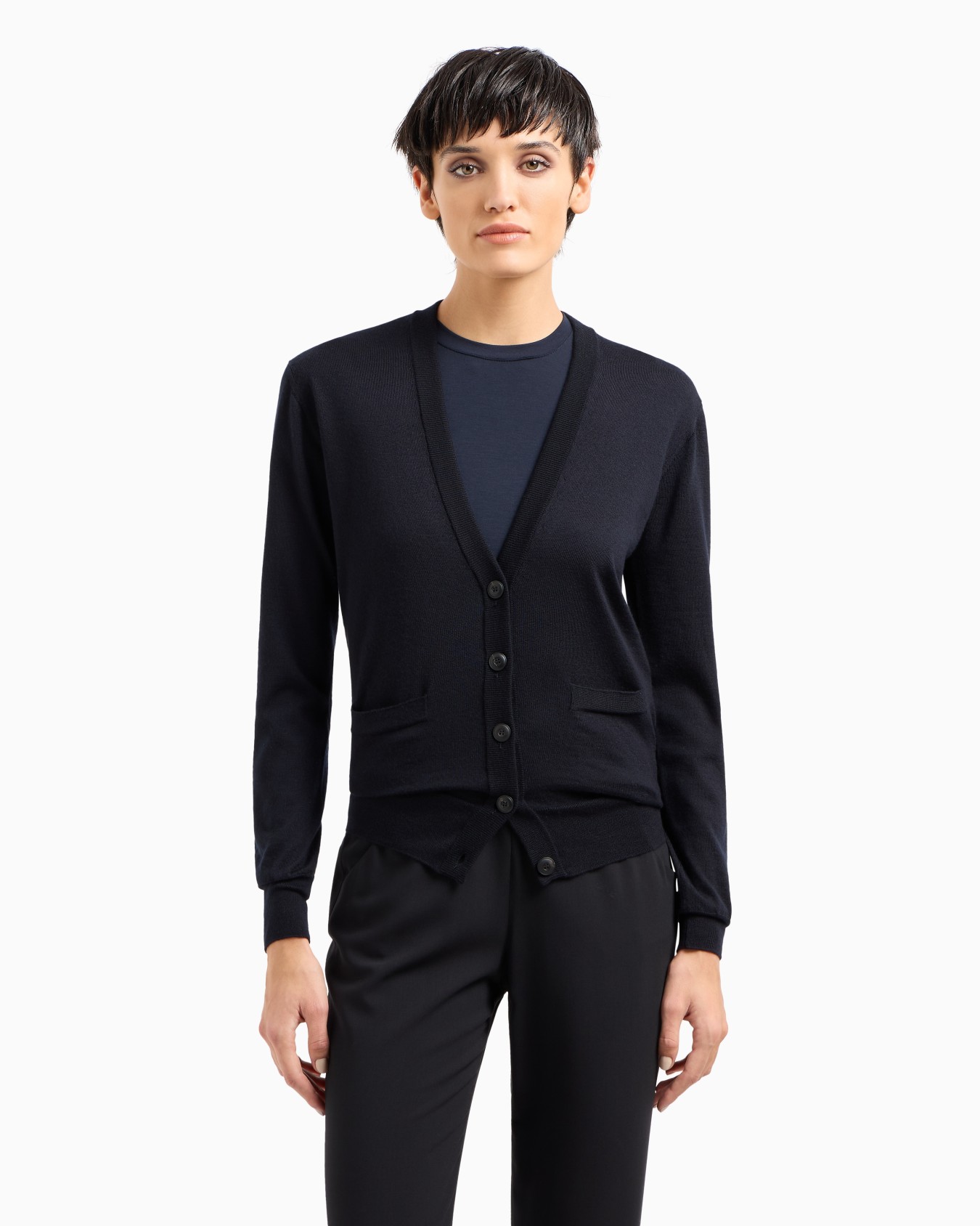 Pure cashmere long cardigan Slide 1