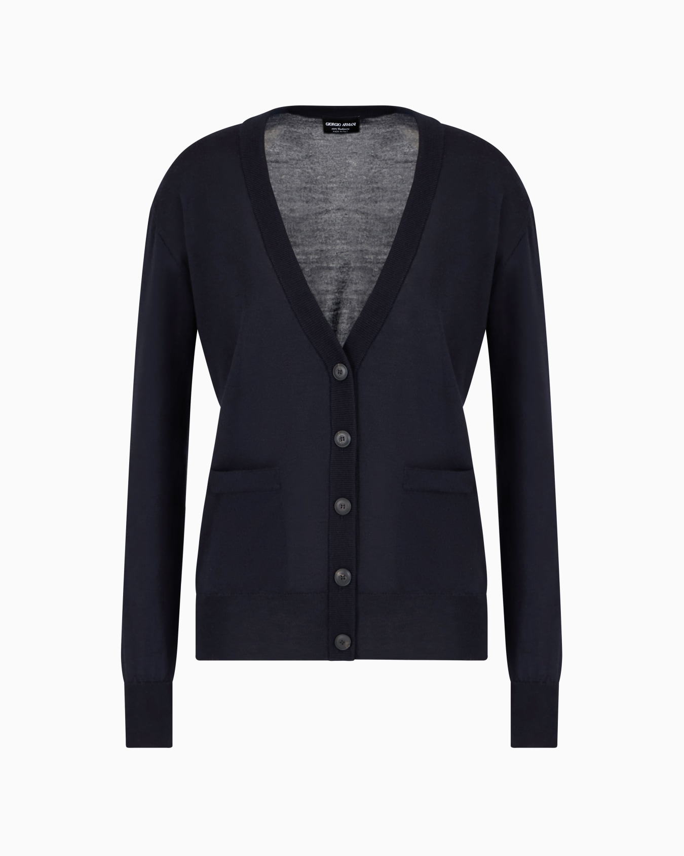 Pure cashmere long cardigan Slide 0
