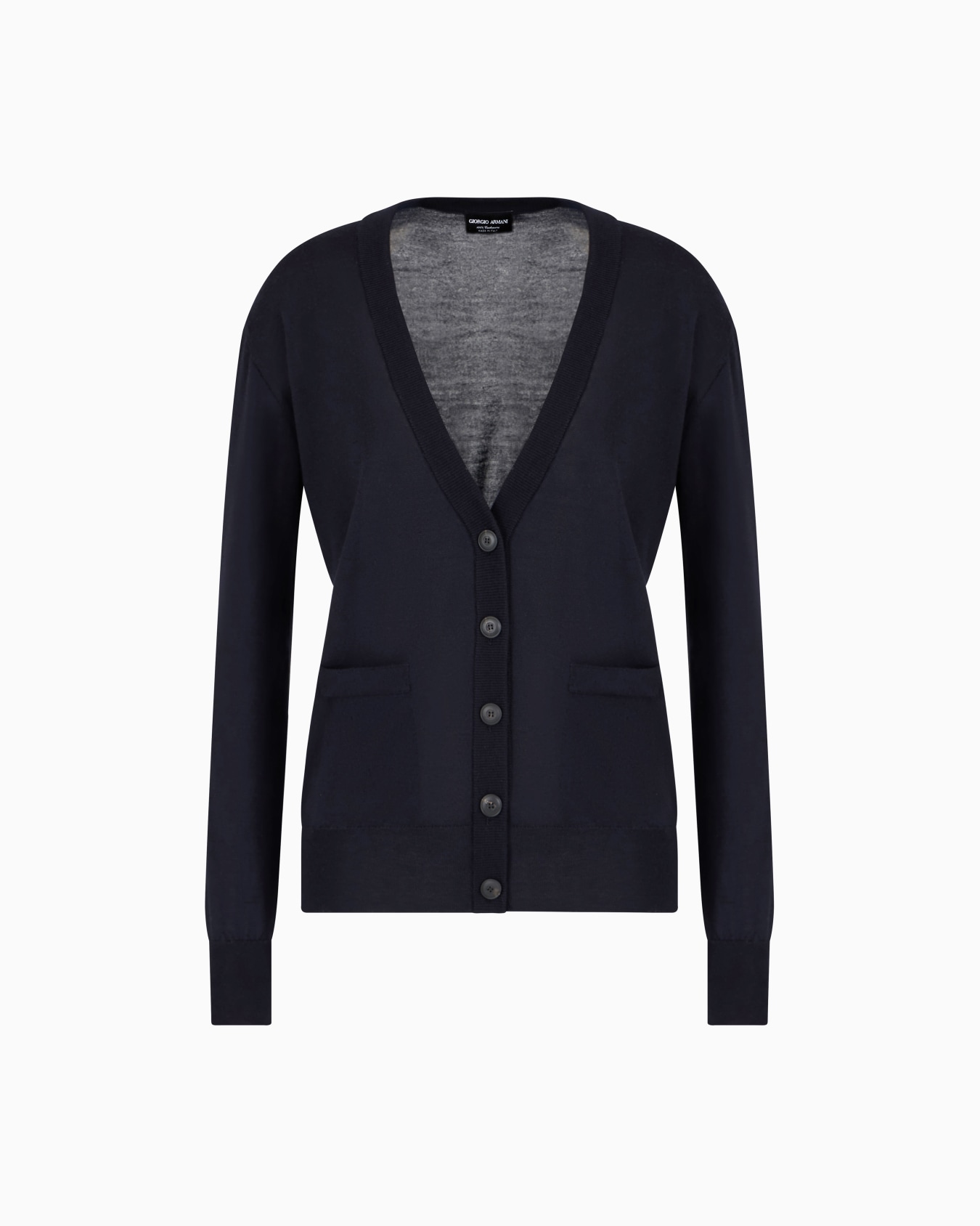 Pure cashmere long cardigan Slide 0
