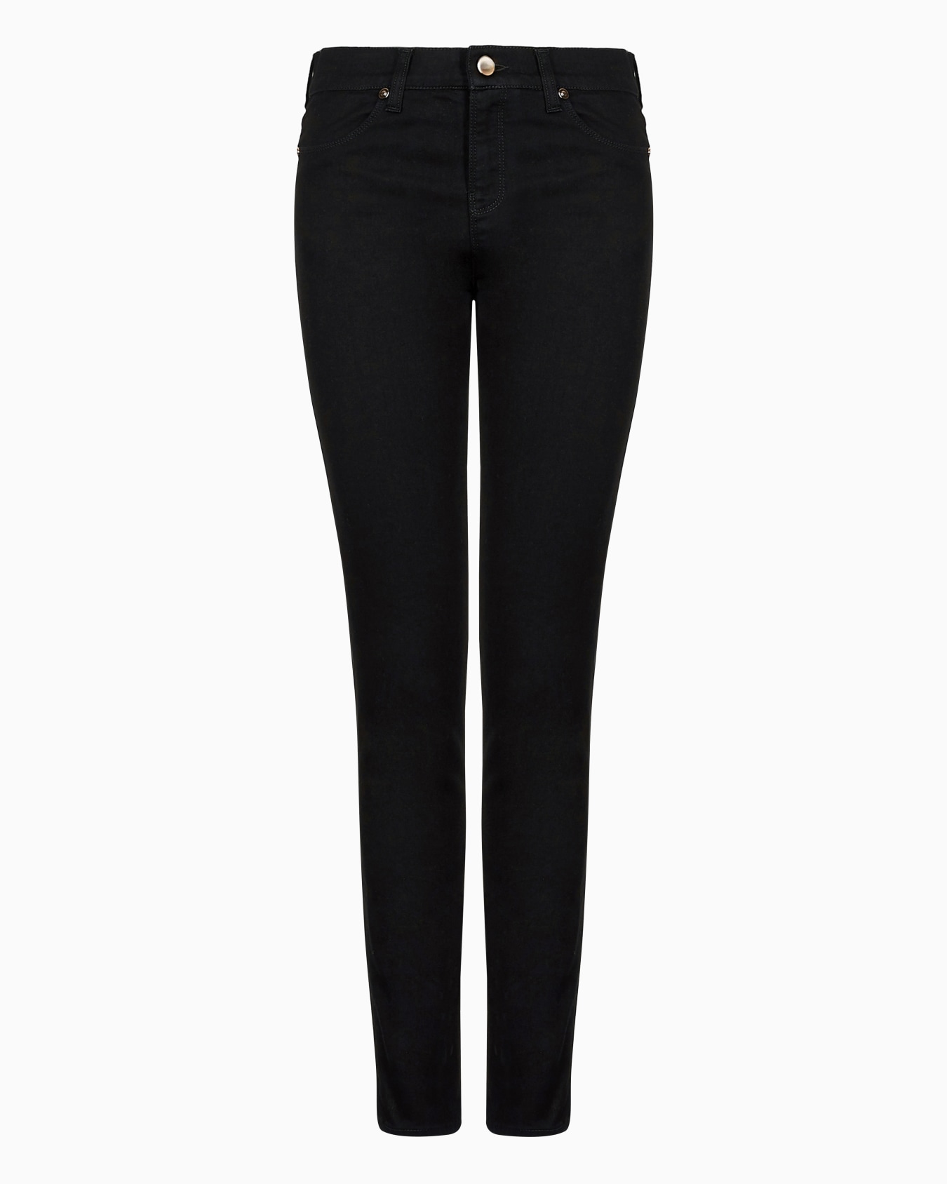 Stretch-cotton, slim-fit, five-pocket trousers Slide 0