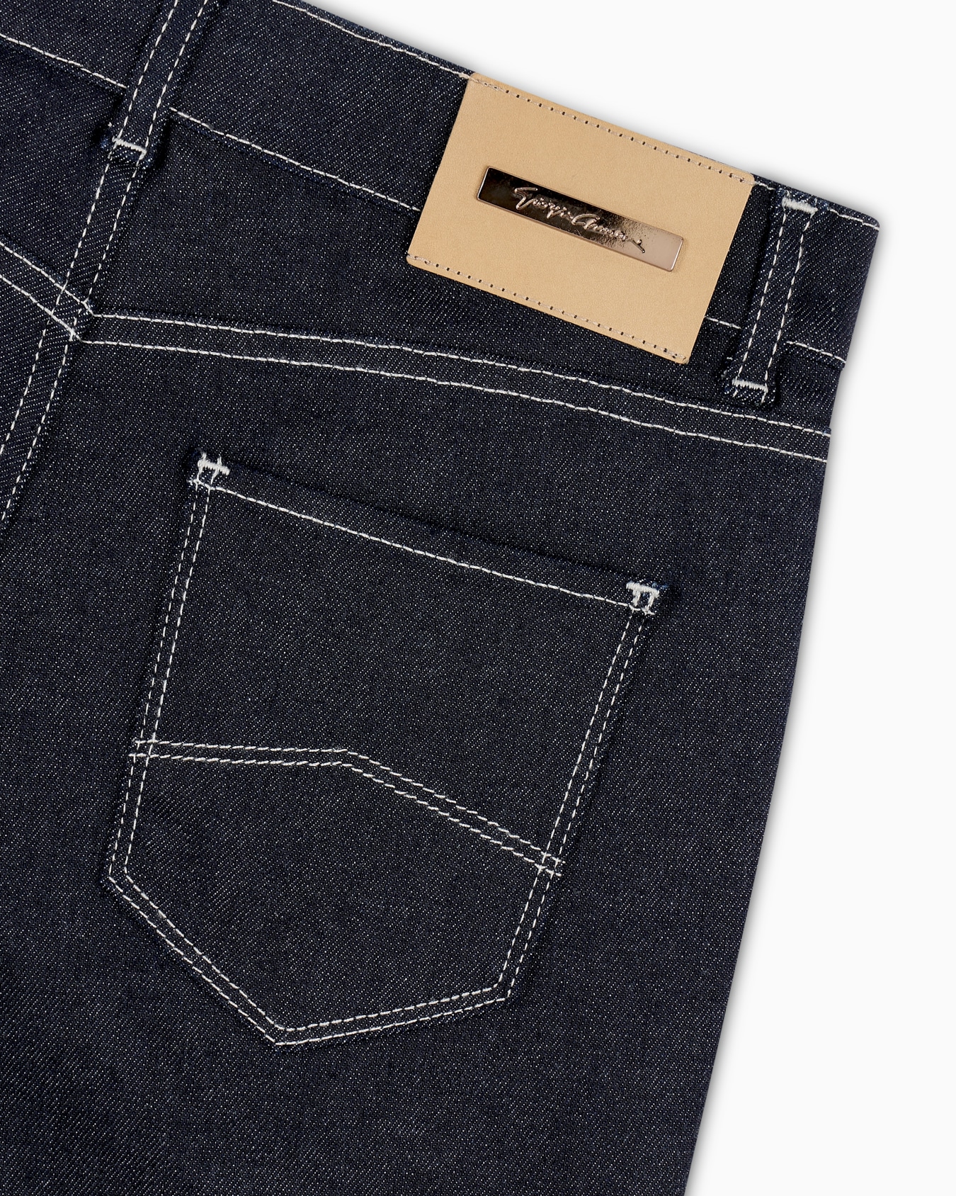 Five-pocket, slim-fit, stretch cotton-denim trousers Slide 5