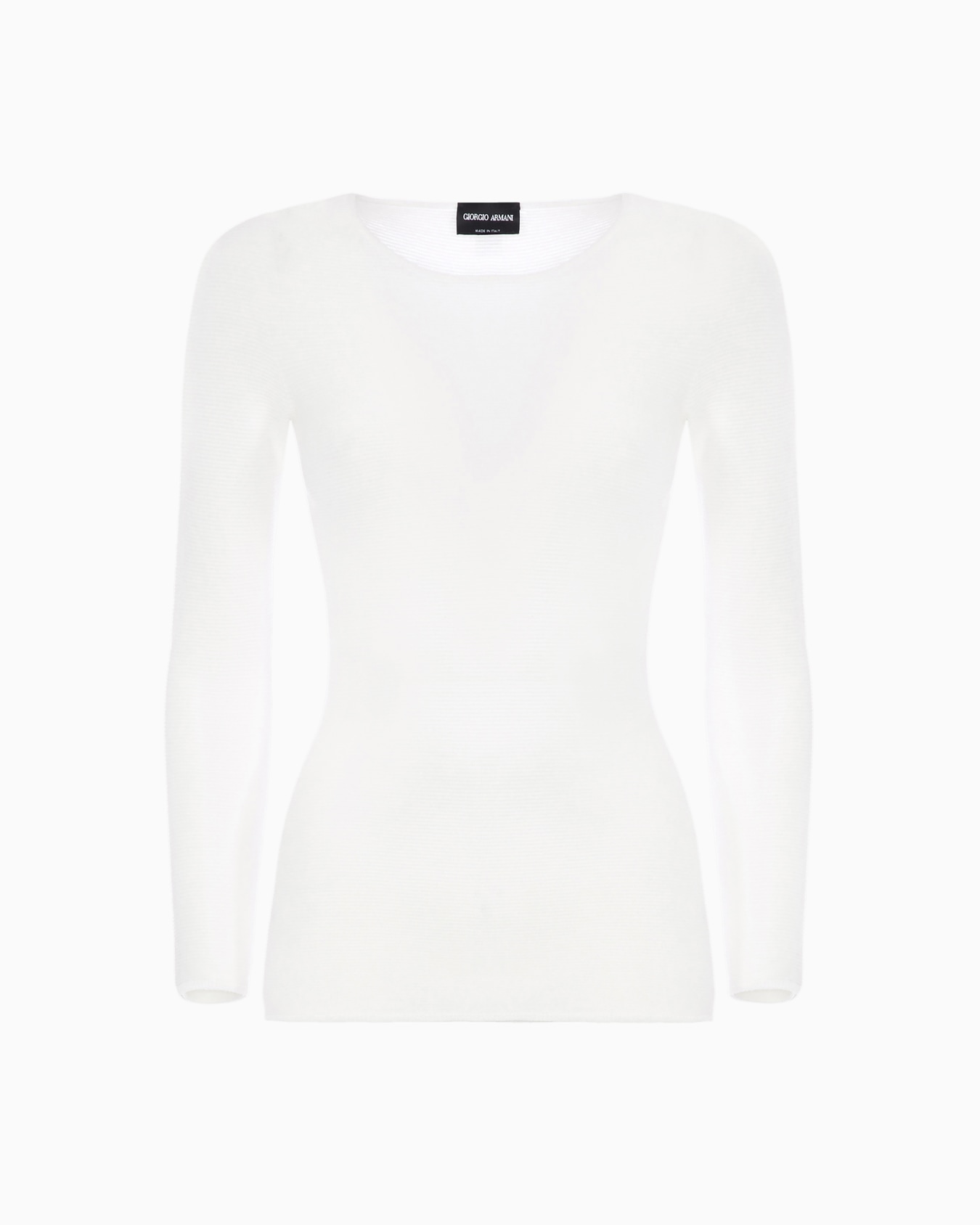 Links-stitch viscose long-sleeved jumper Slide 0