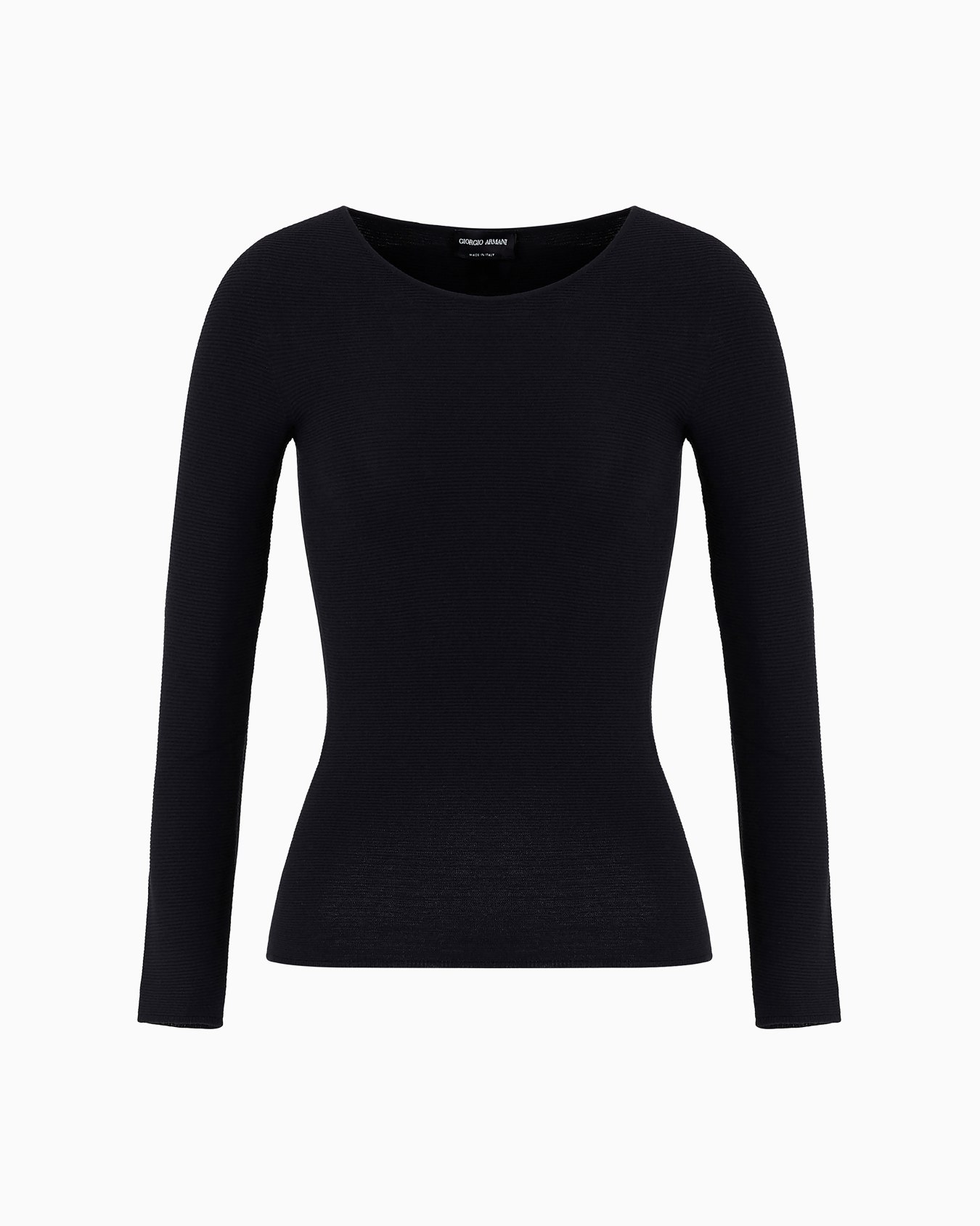 Jersey de manga larga de punto eslabón de viscosa Diapositiva 0