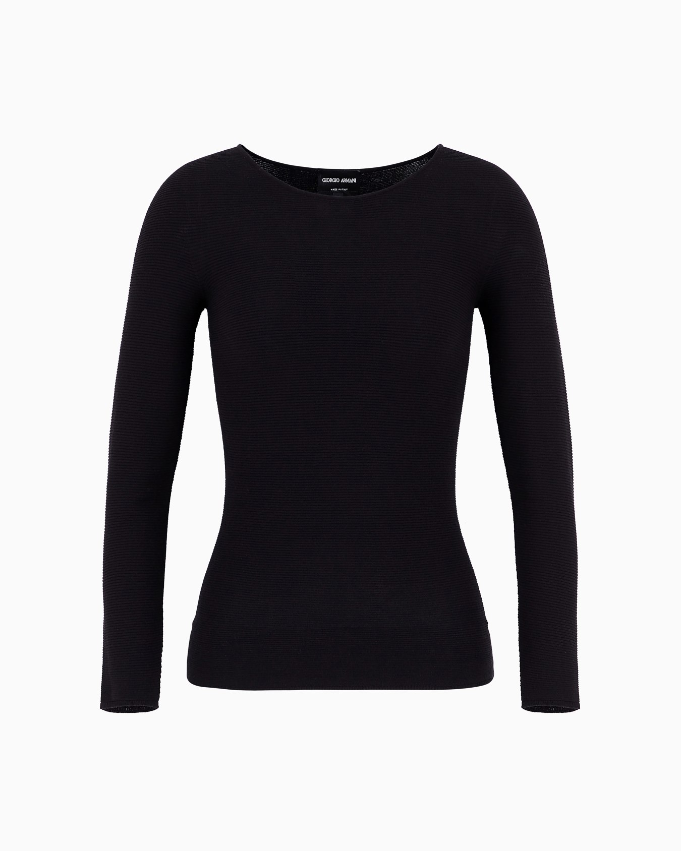 Links-stitch viscose long-sleeved jumper Slide 0