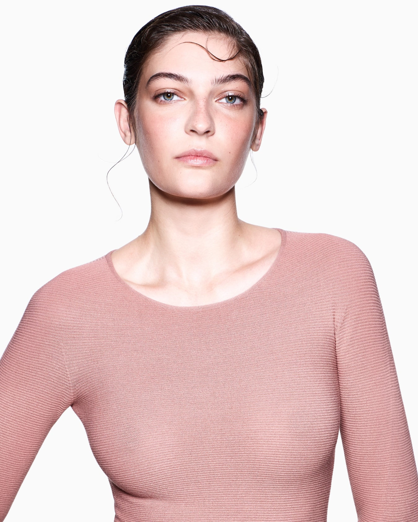 Links-stitch viscose long-sleeved jumper Slide 4
