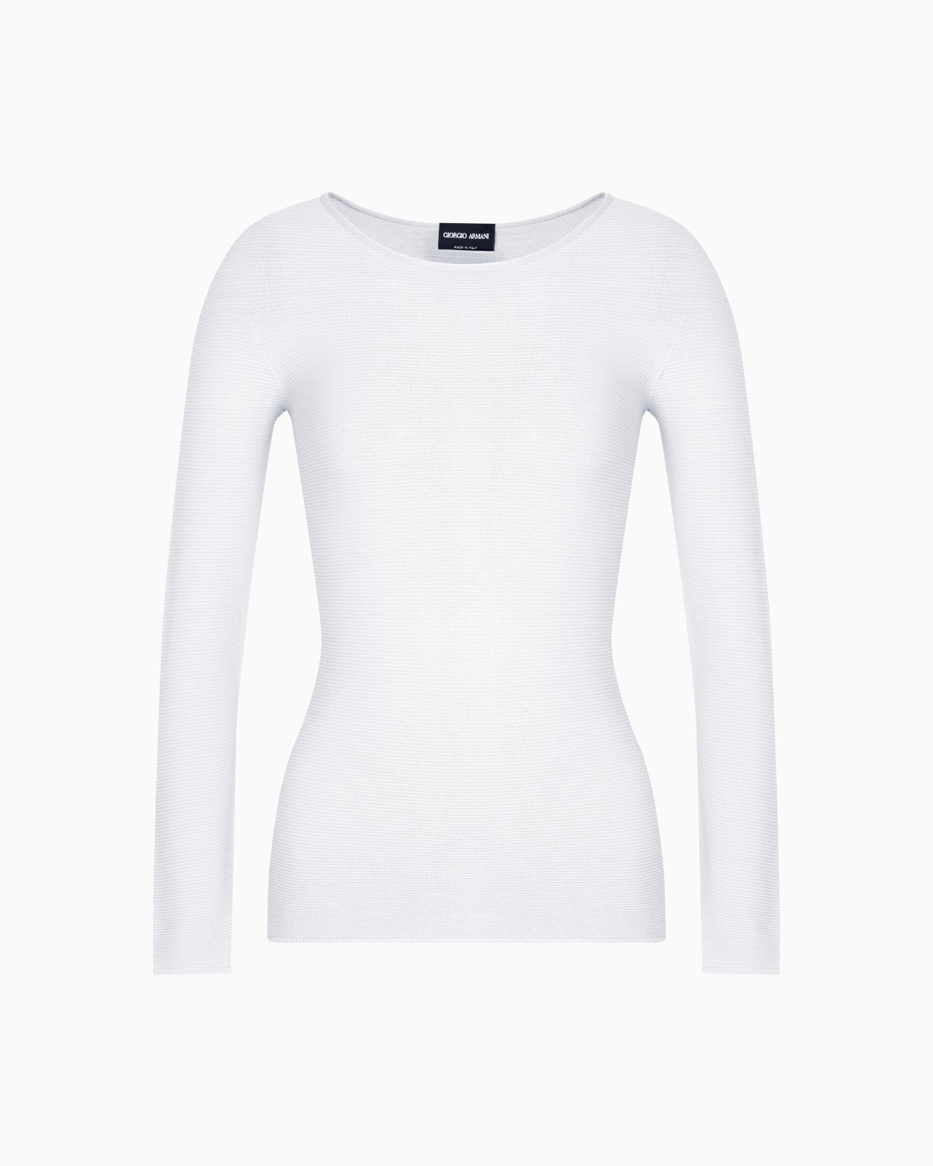 Links-stitch viscose long-sleeved jumper Slide 0