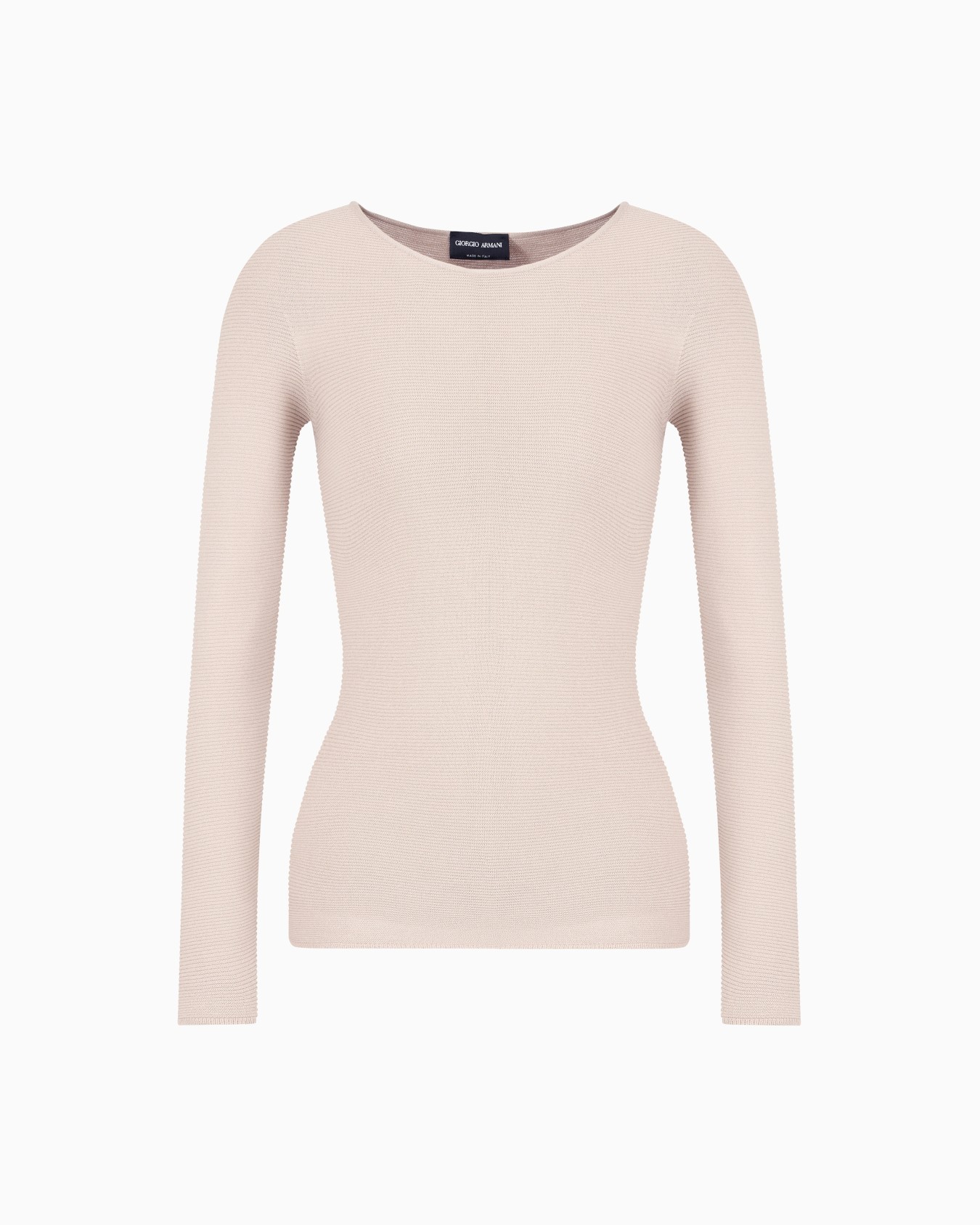 Links-stitch viscose long-sleeved jumper Slide 0