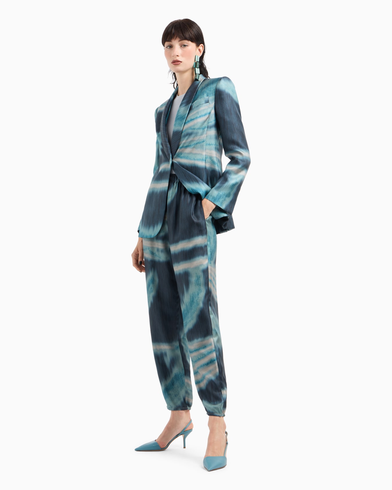 Links-stitch viscose long-sleeved jumper Slide 3