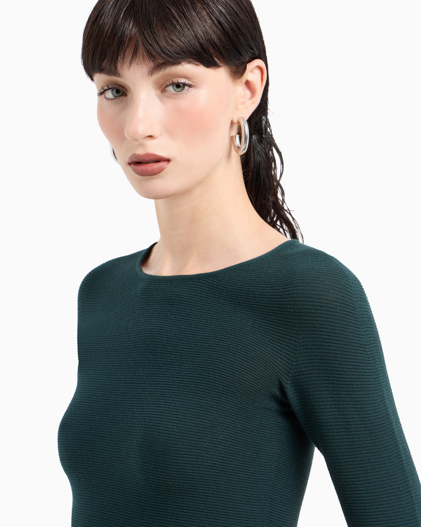 Links-stitch viscose long-sleeved jumper Slide 4