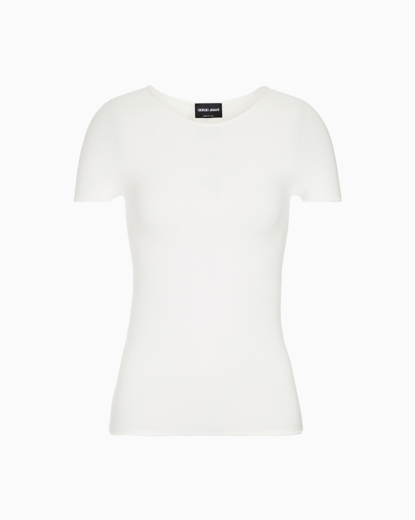 Links-stitch viscose short-sleeved jumper Slide 0