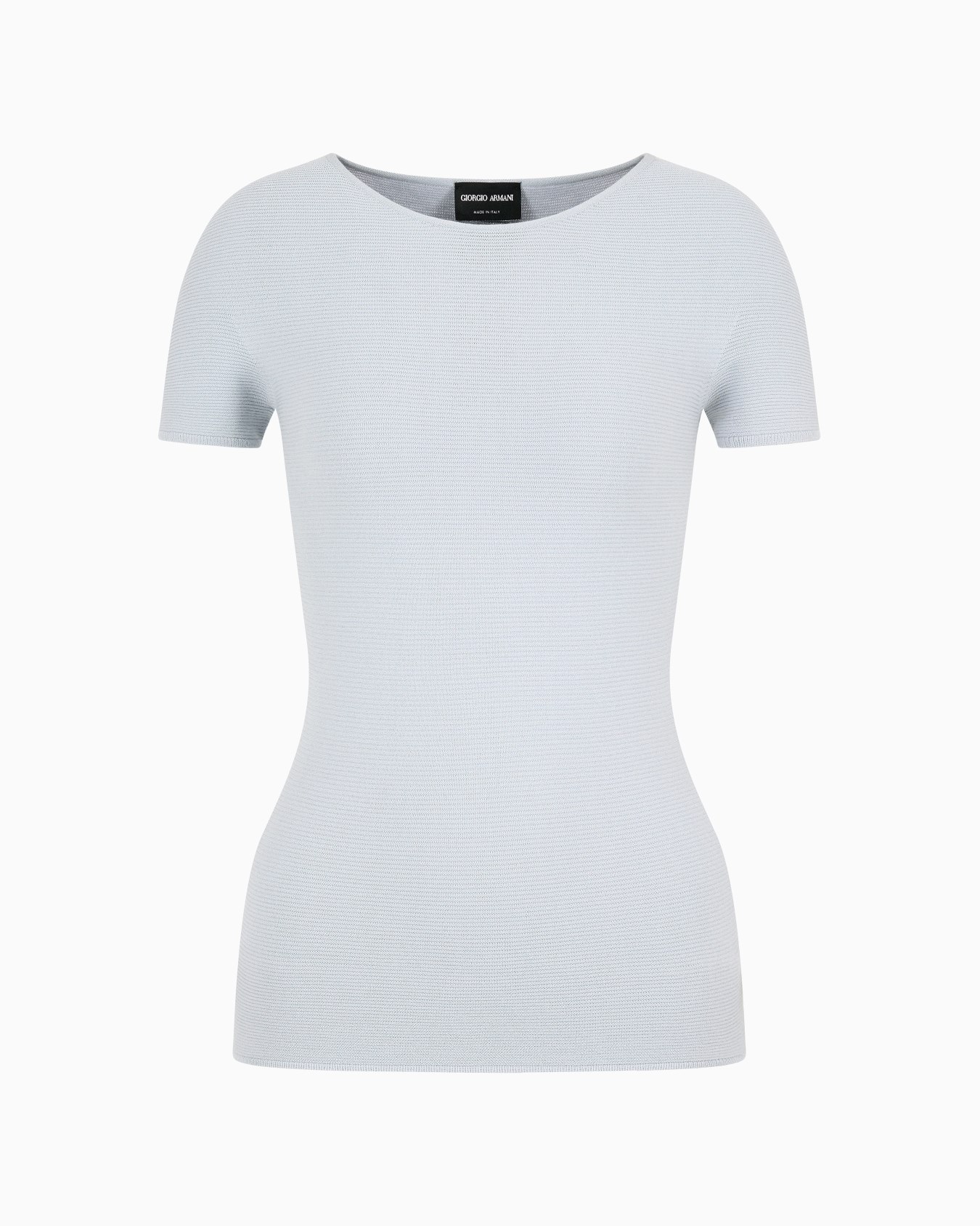 Links-stitch viscose short-sleeved jumper Slide 0