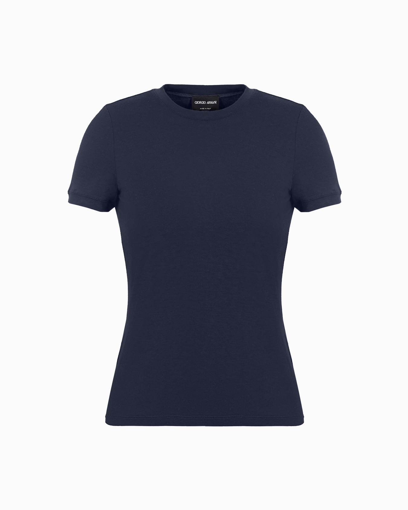 T-shirt in jersey di viscosa stretch Slide 0