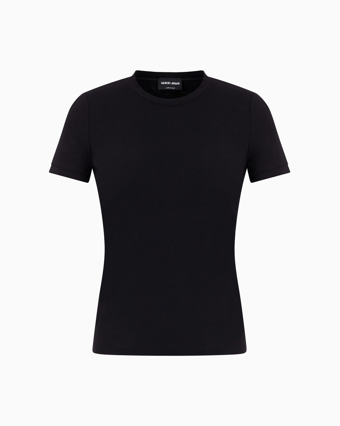 Stretch viscose jersey T-shirt Slide 0