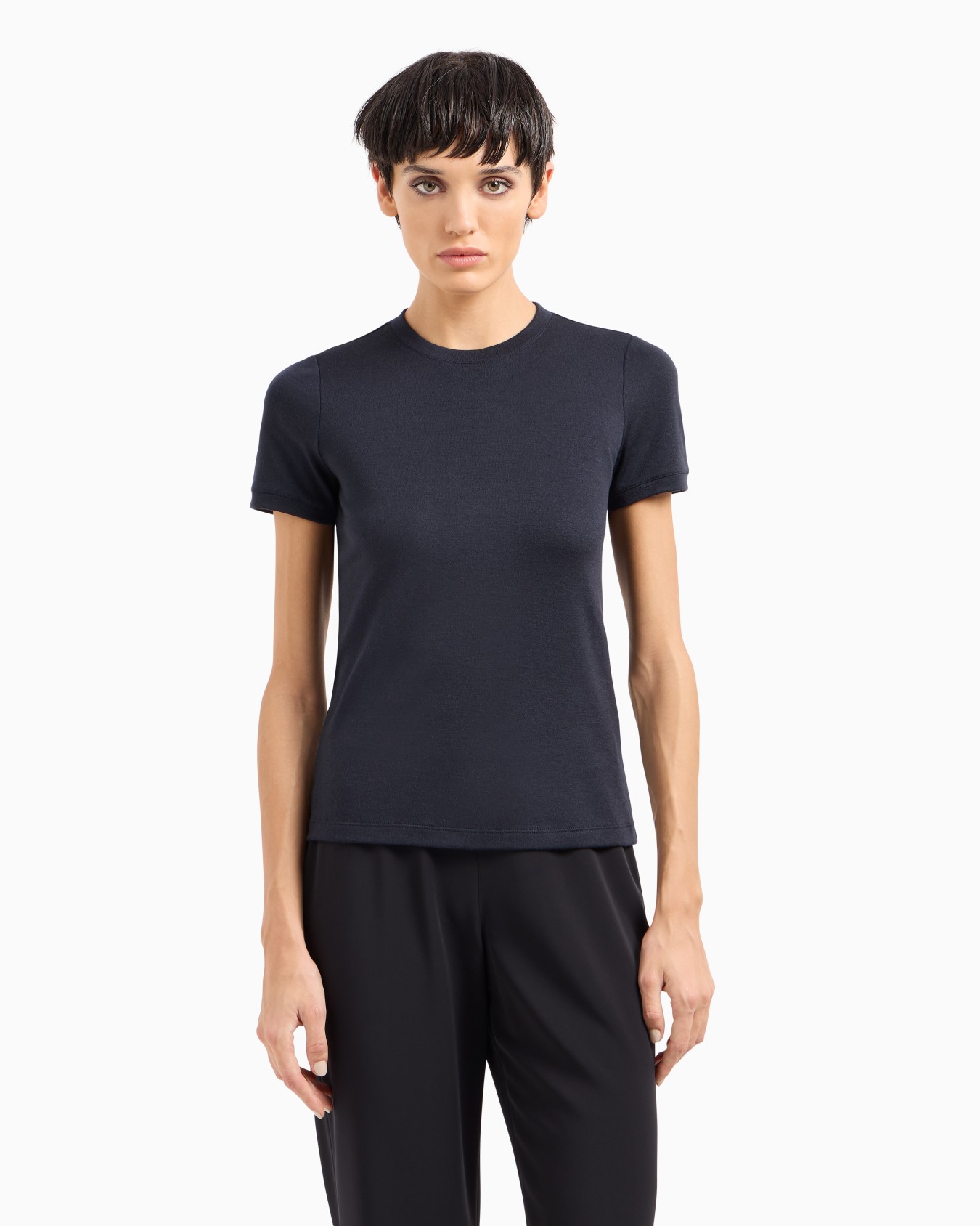 T-shirt en pur cachemire Diapositive 3