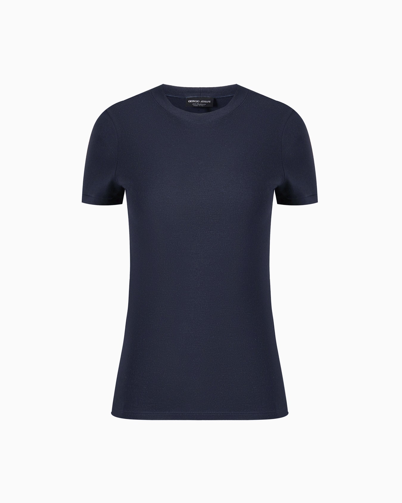T-shirt en pur cachemire Diapositive 0