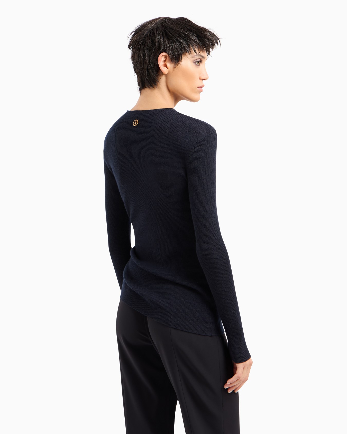 Pure cashmere crew-neck jumper Slide 2