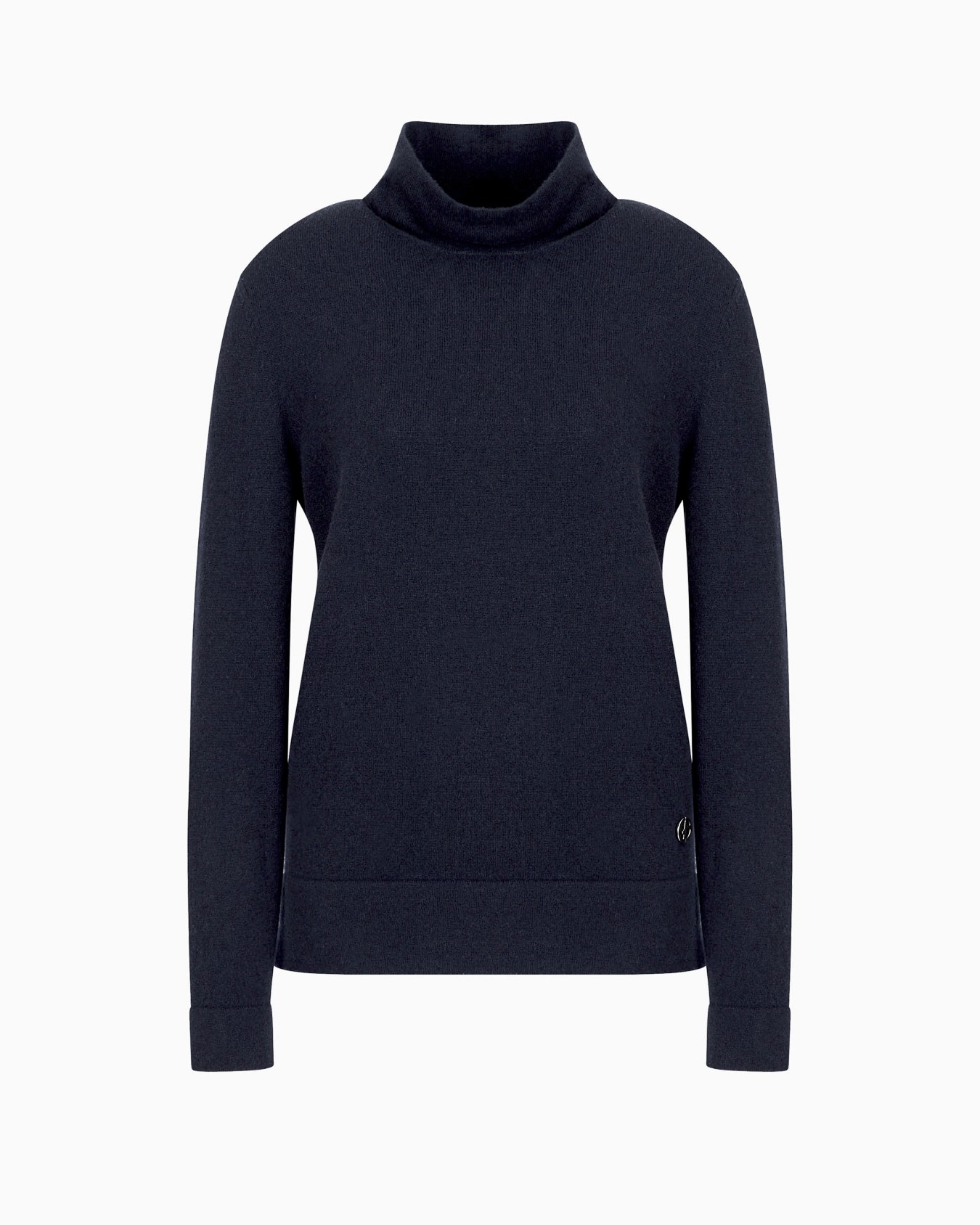 Pure cashmere cowl-neck jumper Slide 0