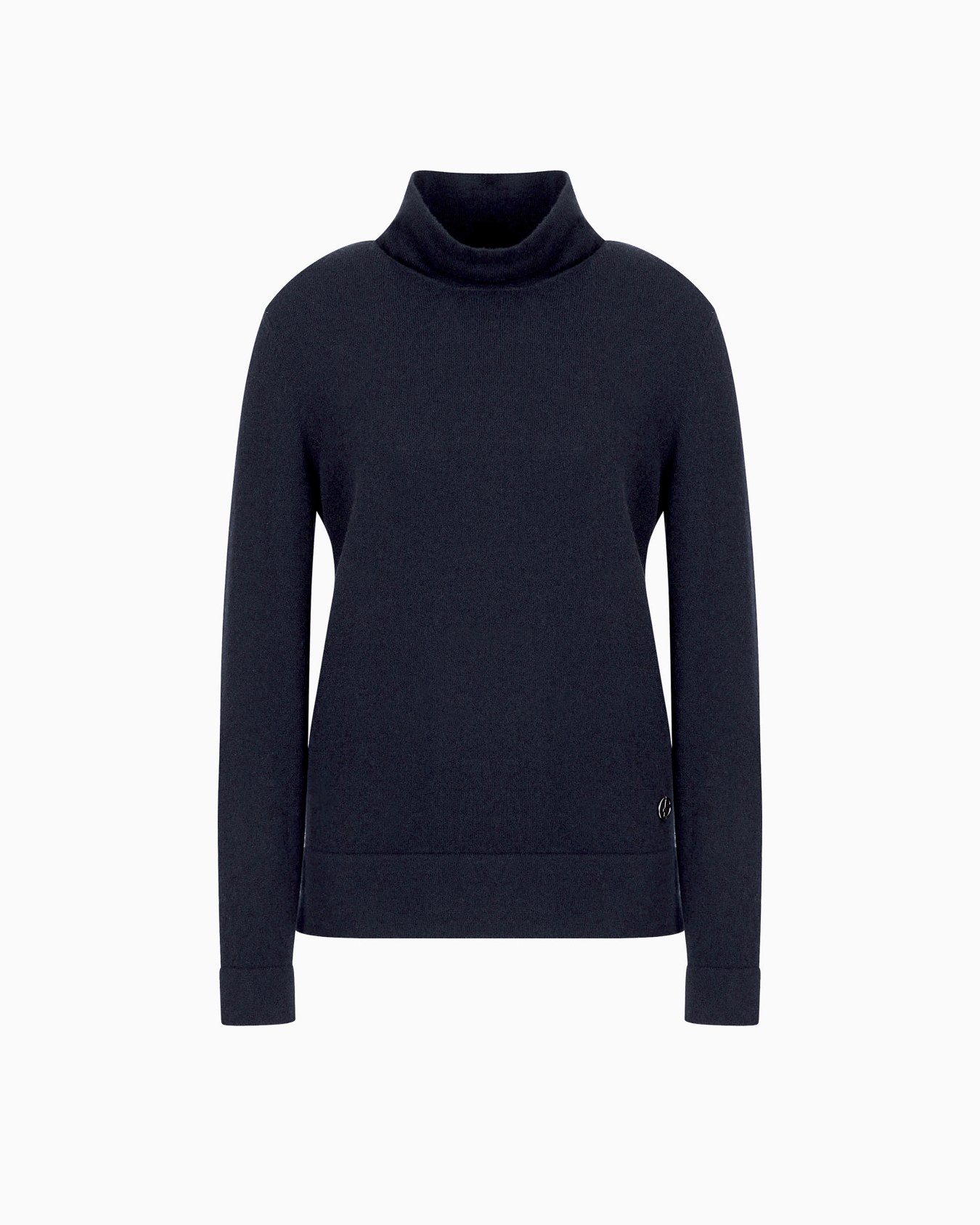 Pullover mit halsfernem Rollkragen aus reinem Kaschmir Folie 0