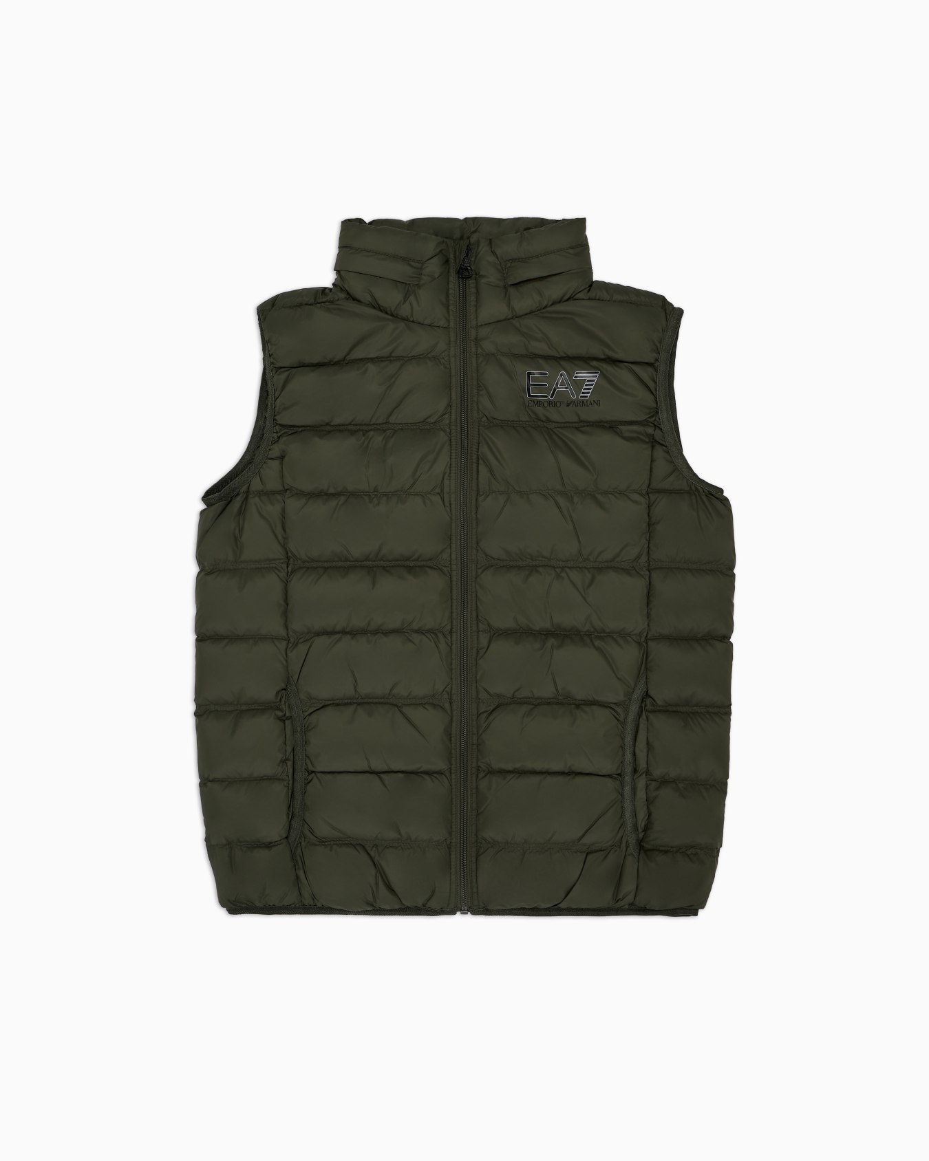 Visibility Boy padded gilet with hood Slide 0