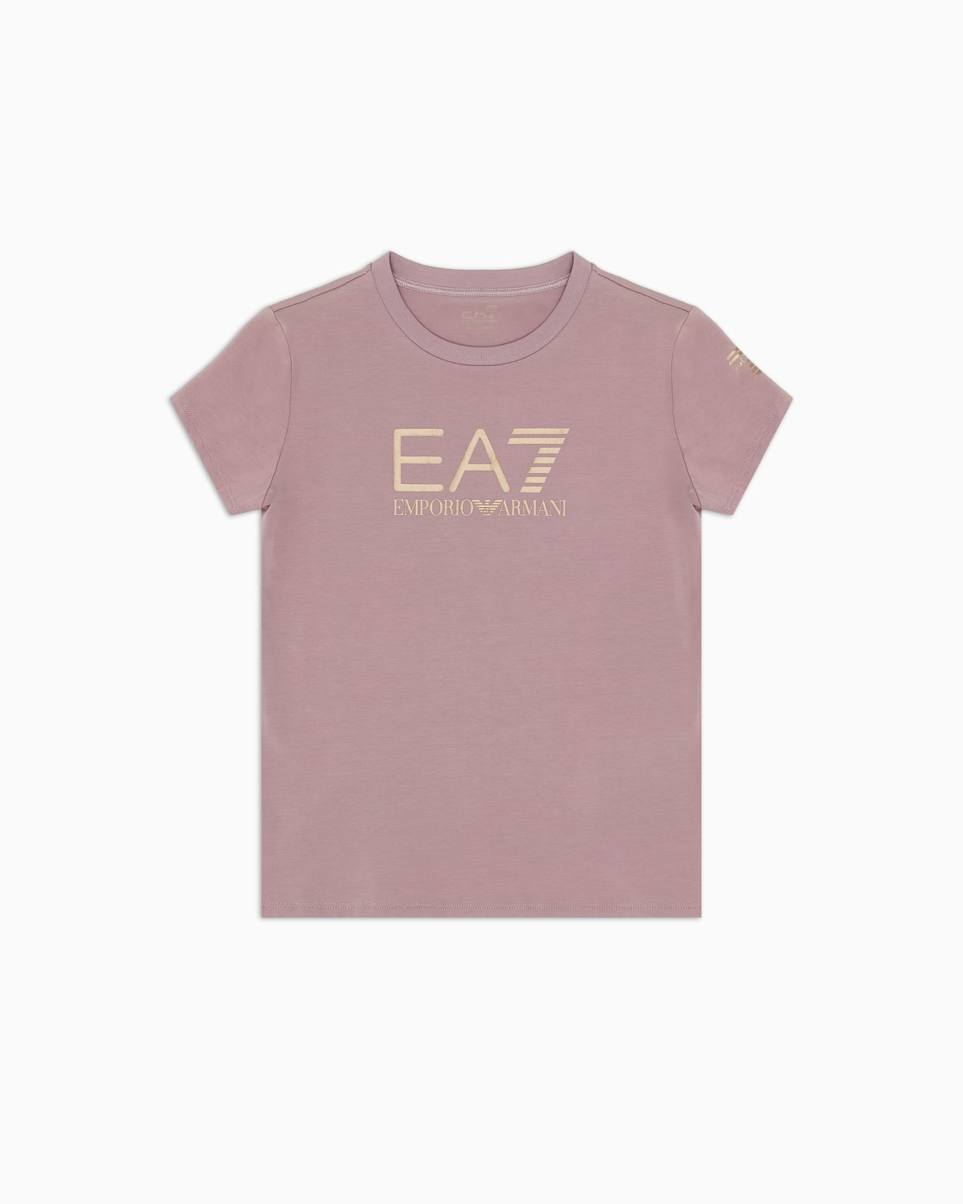T-shirt ras-du-cou Shiny Girl en coton stretch Diapositive 0