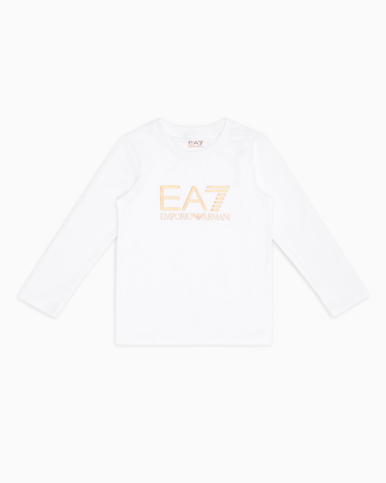 Shiny Girl stretch-cotton, crew-neck T-shirt Slide 0