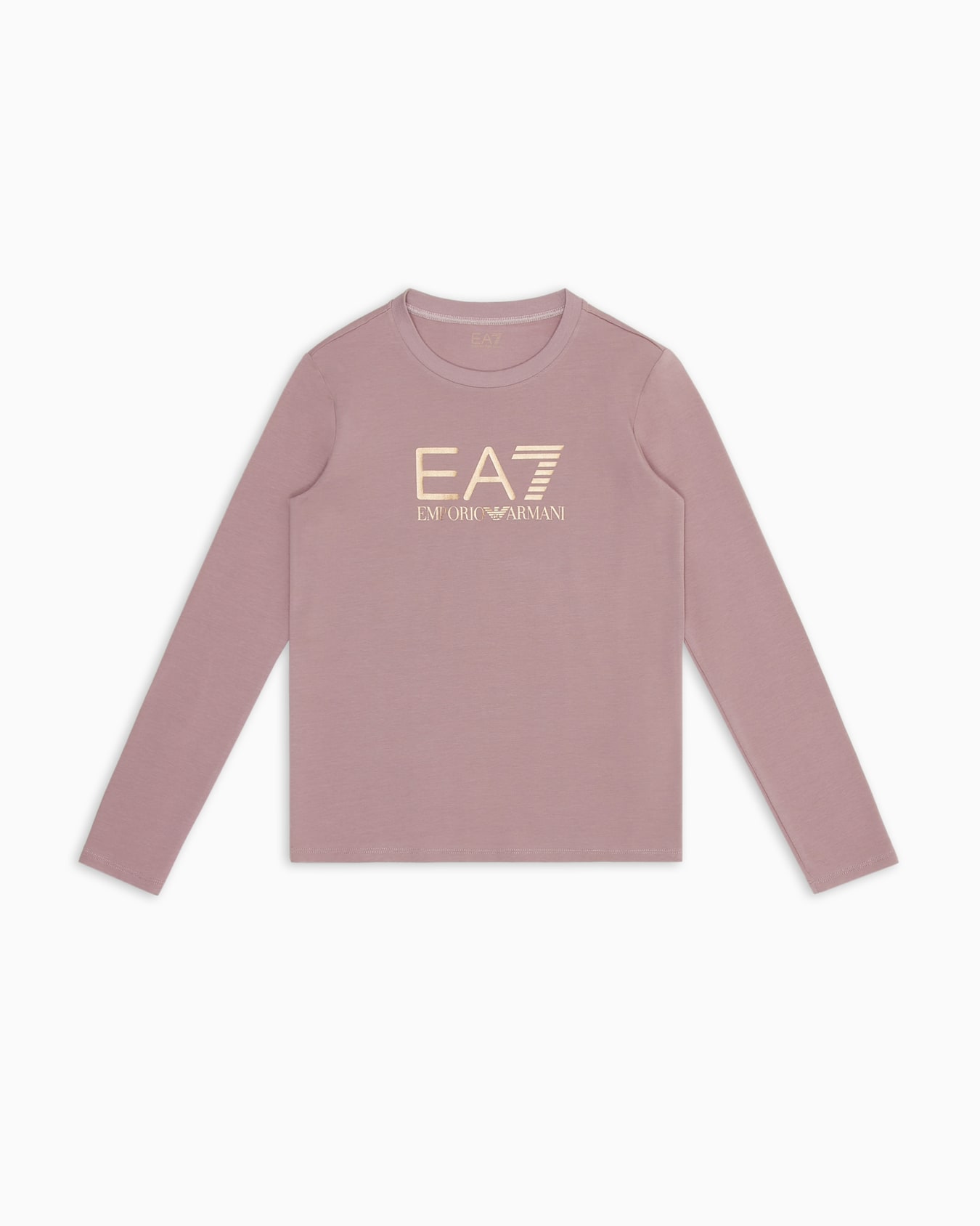 Shiny Girl stretch-cotton, crew-neck T-shirt Slide 0