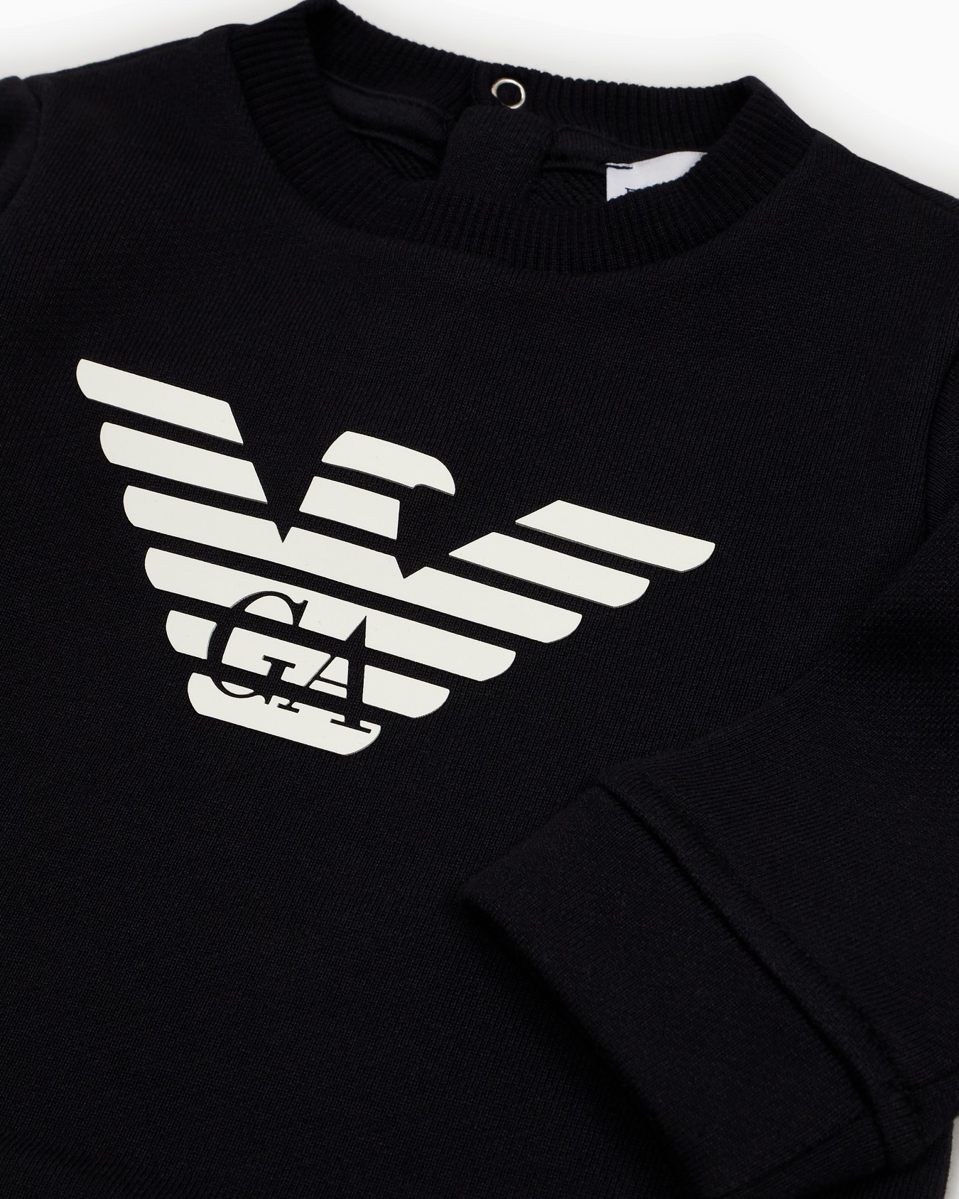 Modal-blend logo sweatshirt Slide 1