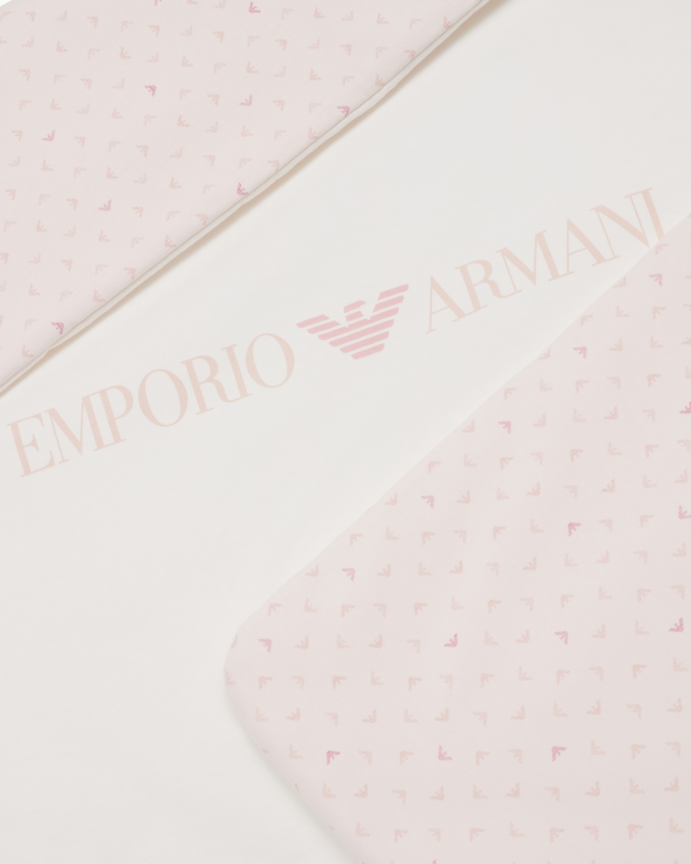 Coperta double face con logo e aquile optical Slide 1