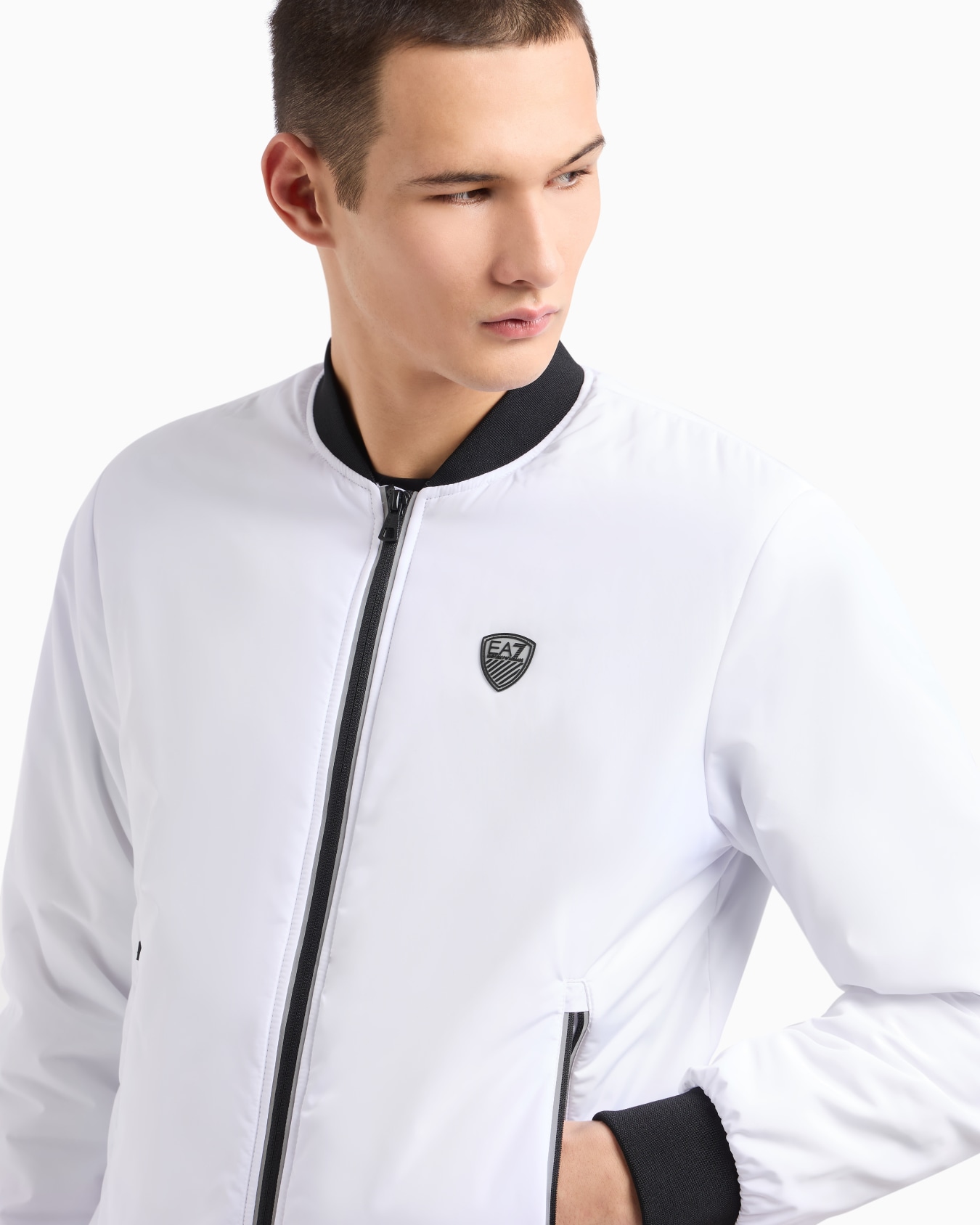 Premium Shield nylon bomber jacket Slide 4