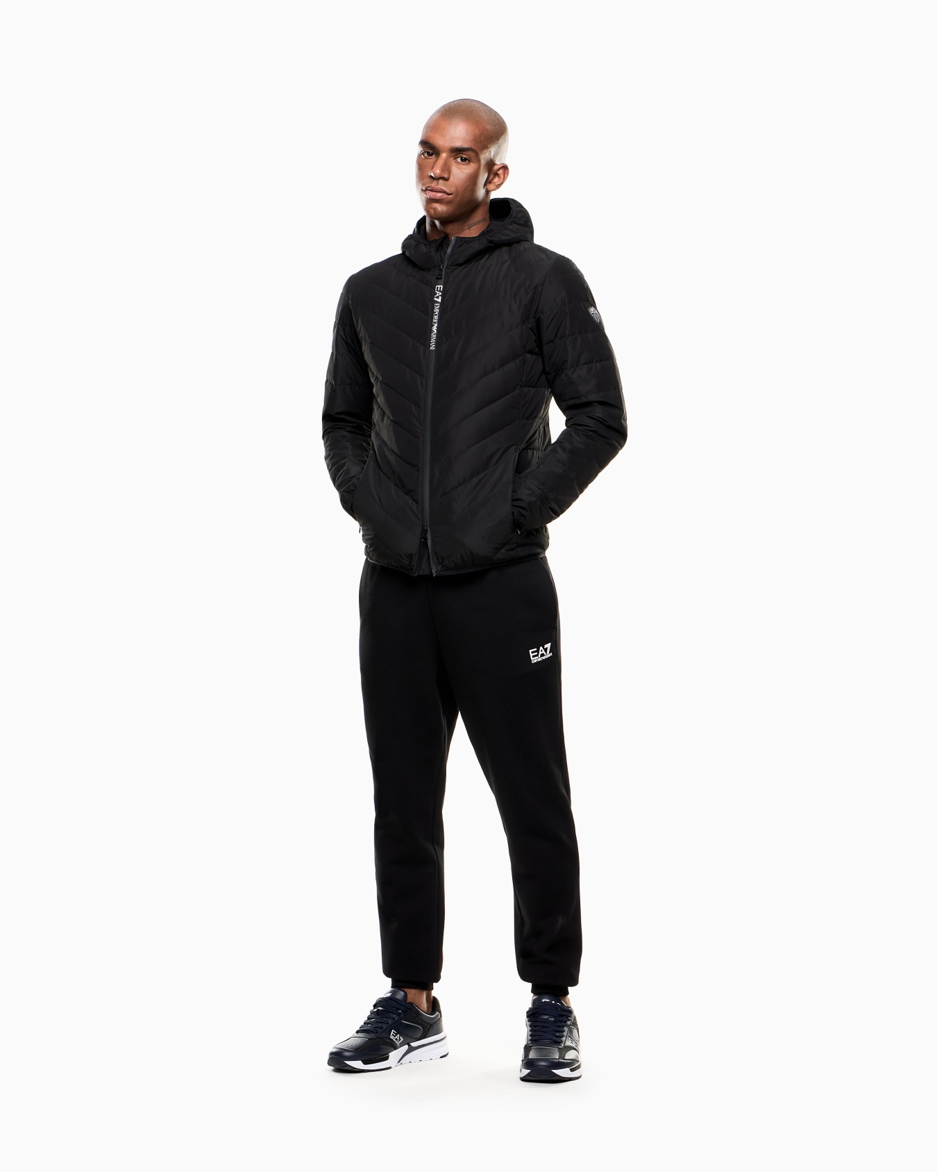 Premium Shield packable hooded down jacket Slide 1