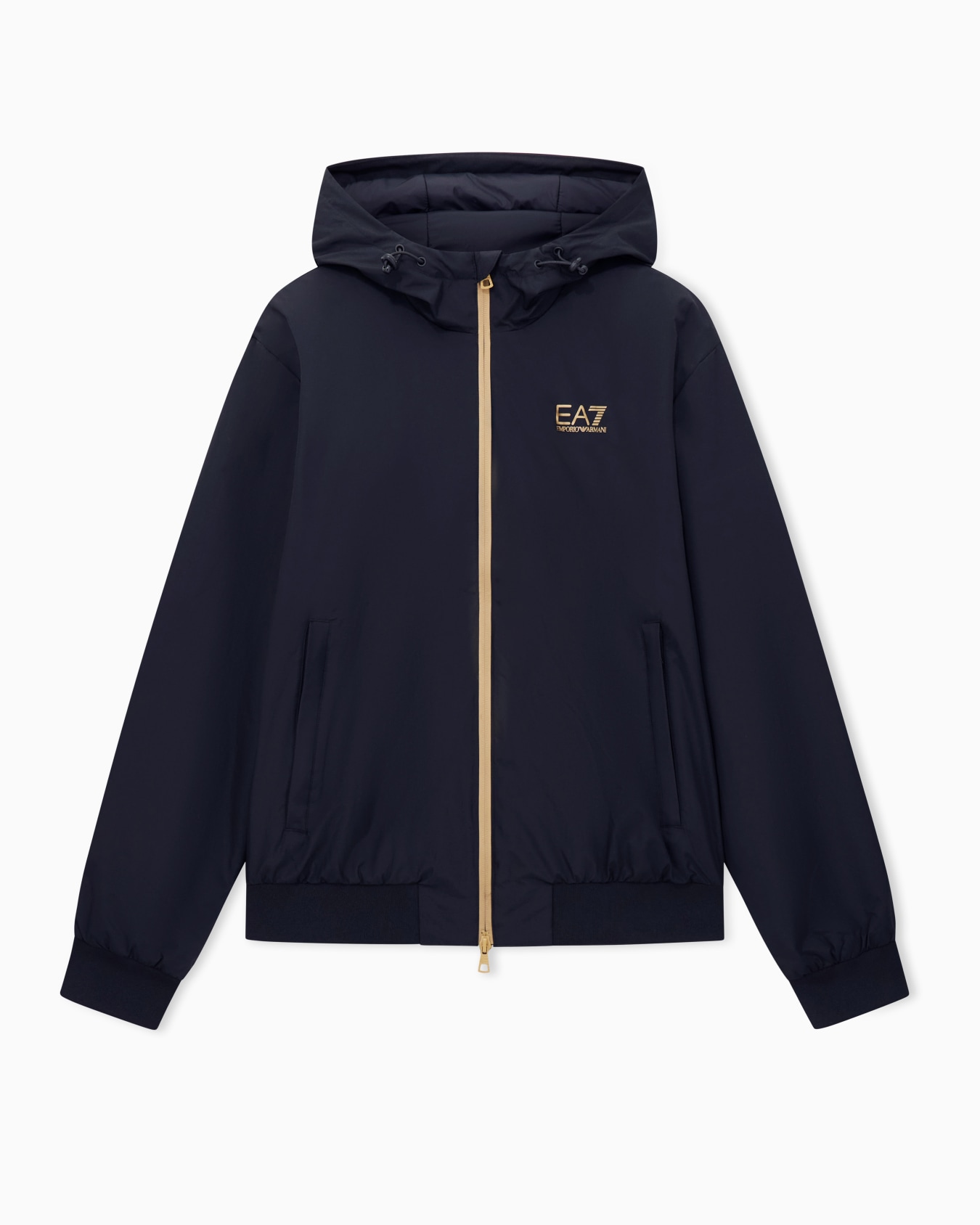 Blouson bomber à capuche en tissu technique Core Identity Diapositive 0