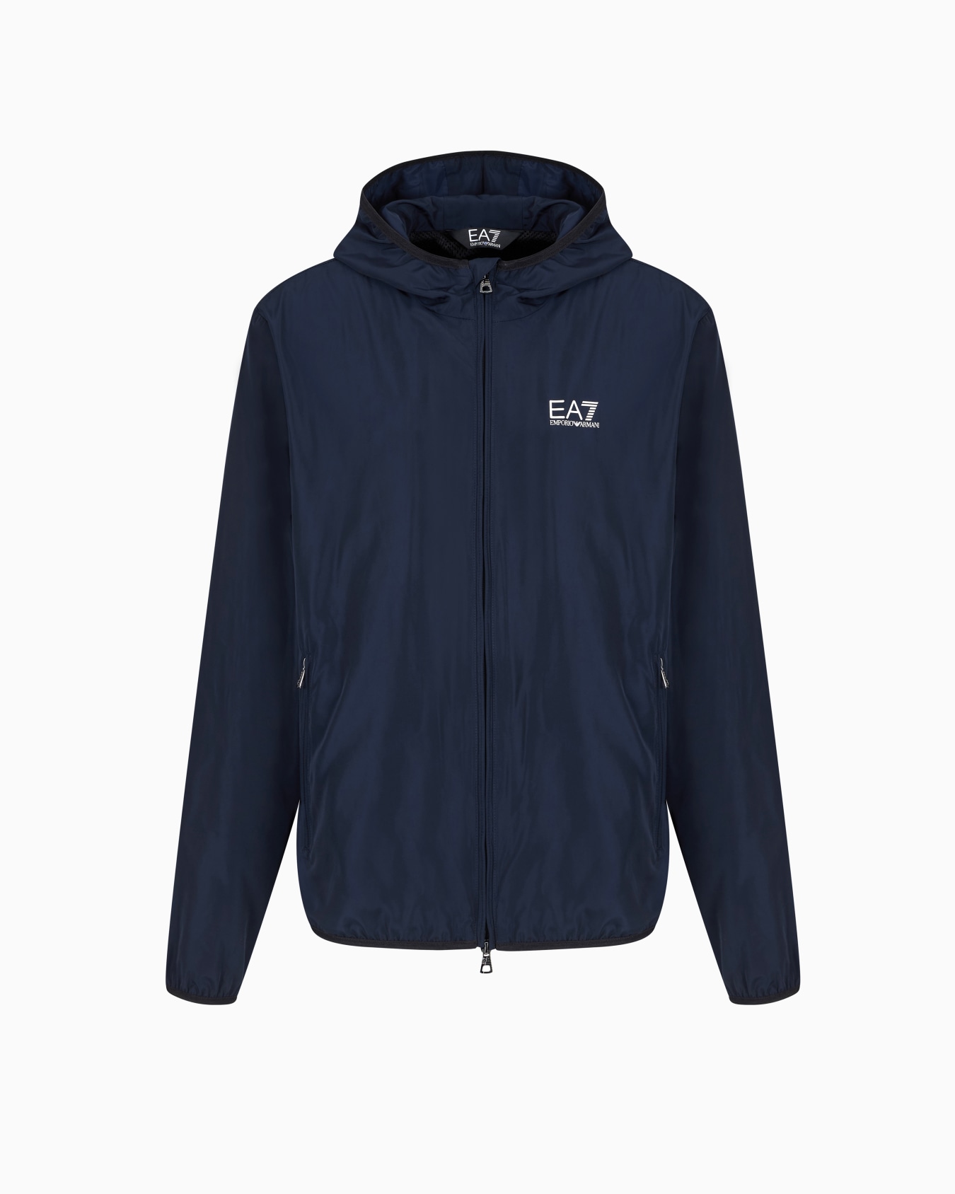 Core Identity hooded bomber jacket in recycled fabric Slide 0