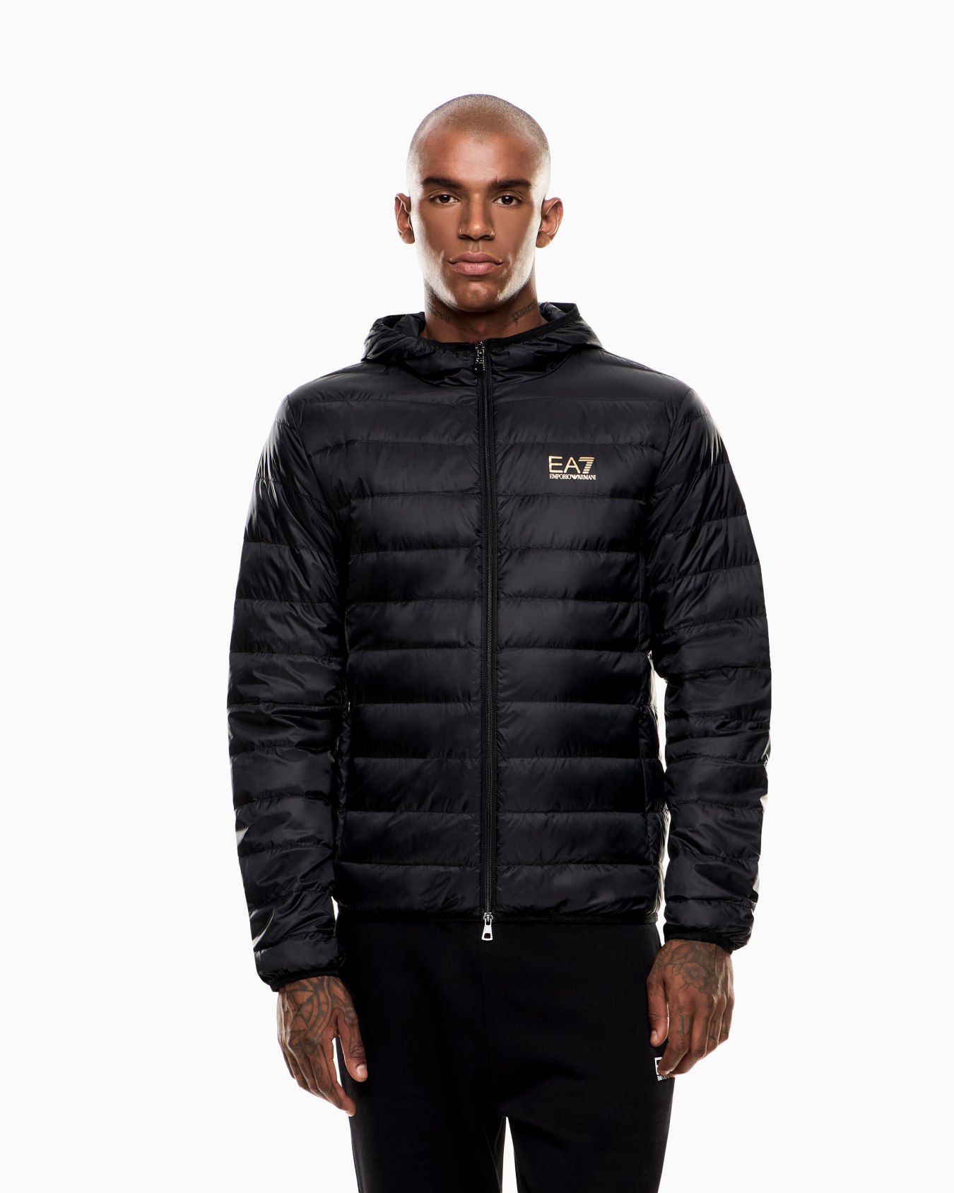 Core Identity packable down jacket with hood Slide 3