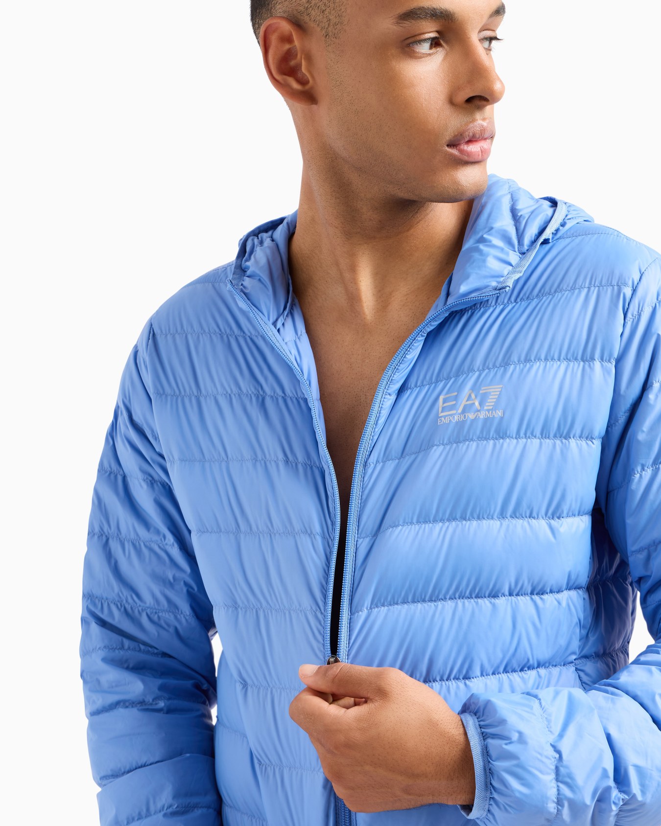 Core Identity packable down jacket with hood Slide 4