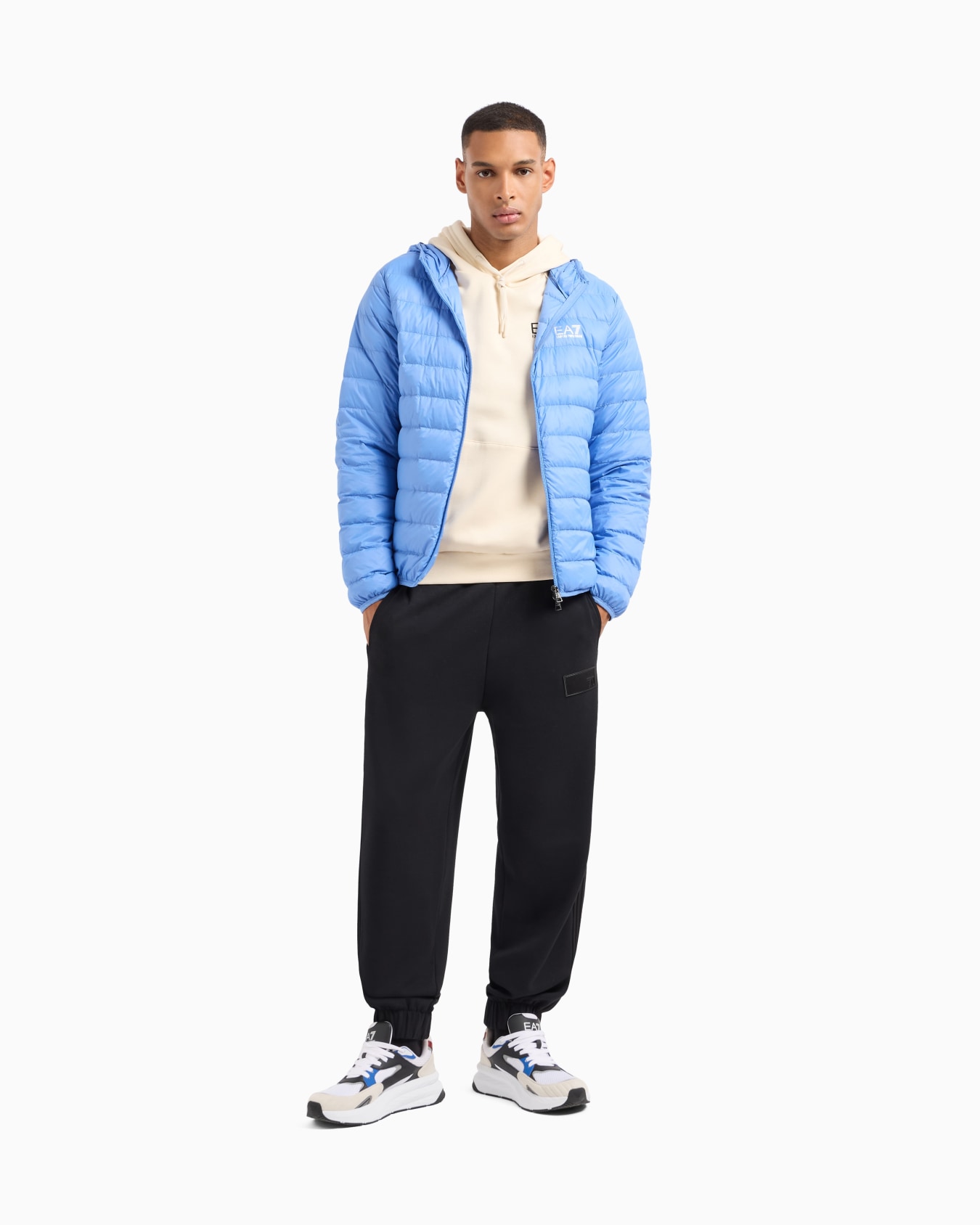 Core Identity packable down jacket with hood Slide 1