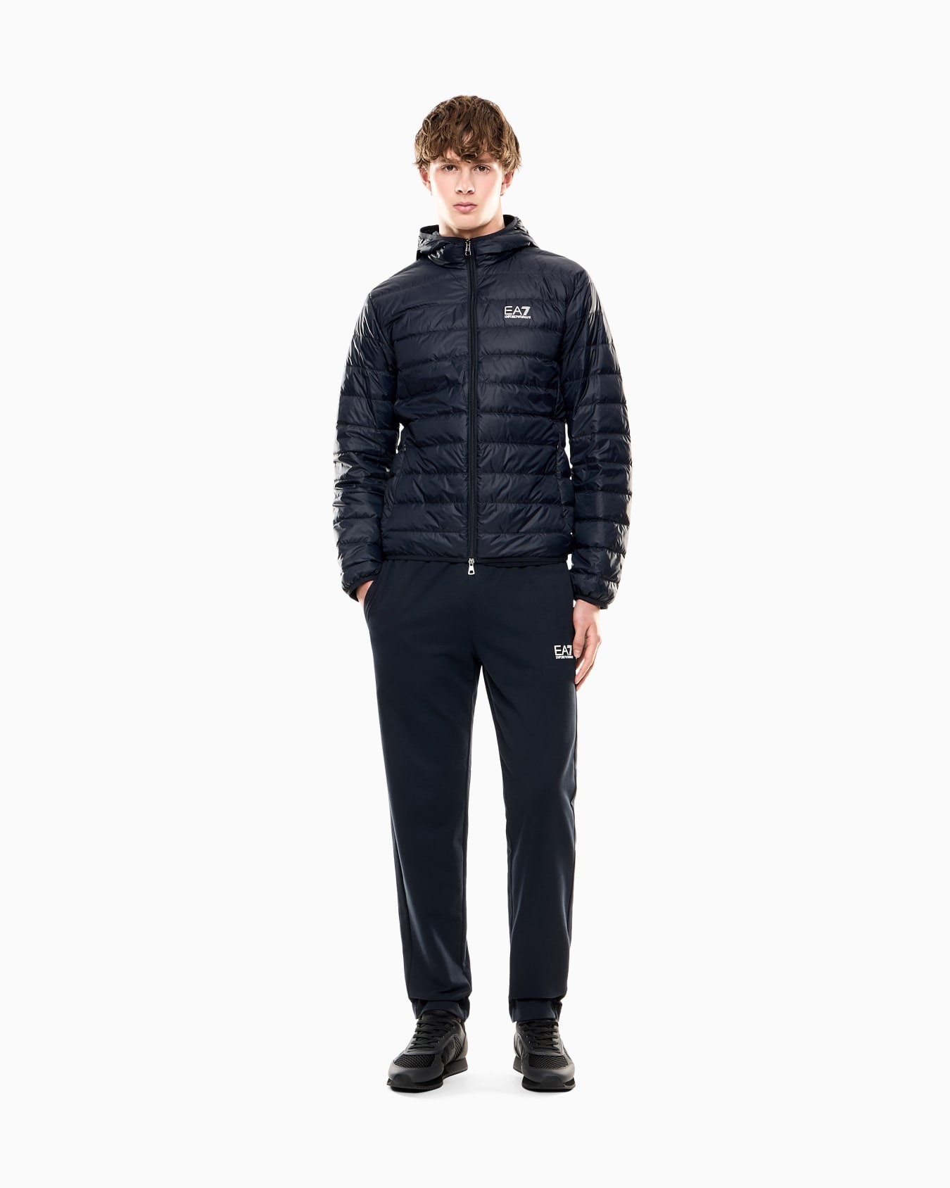 Core Identity packable down jacket with hood Slide 1