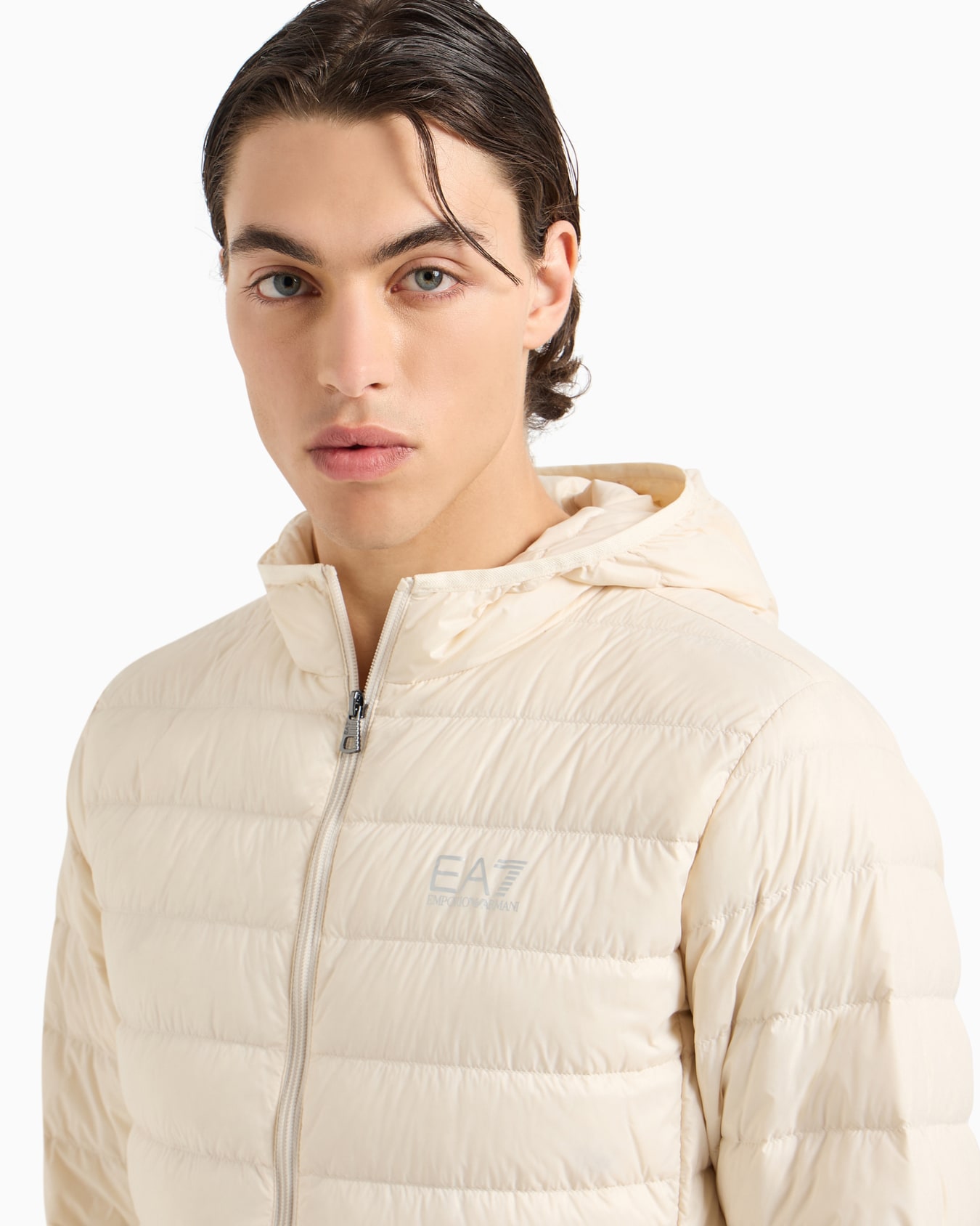 Core Identity packable down jacket with hood Slide 4