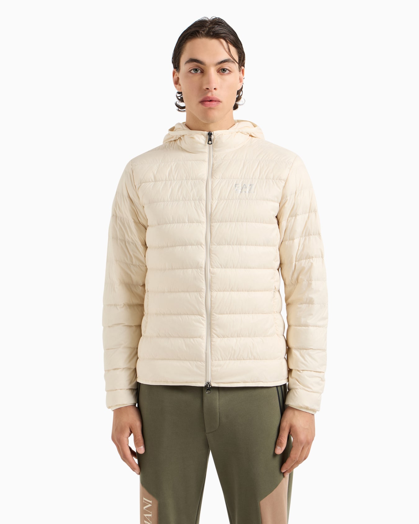 Core Identity packable down jacket with hood Slide 1